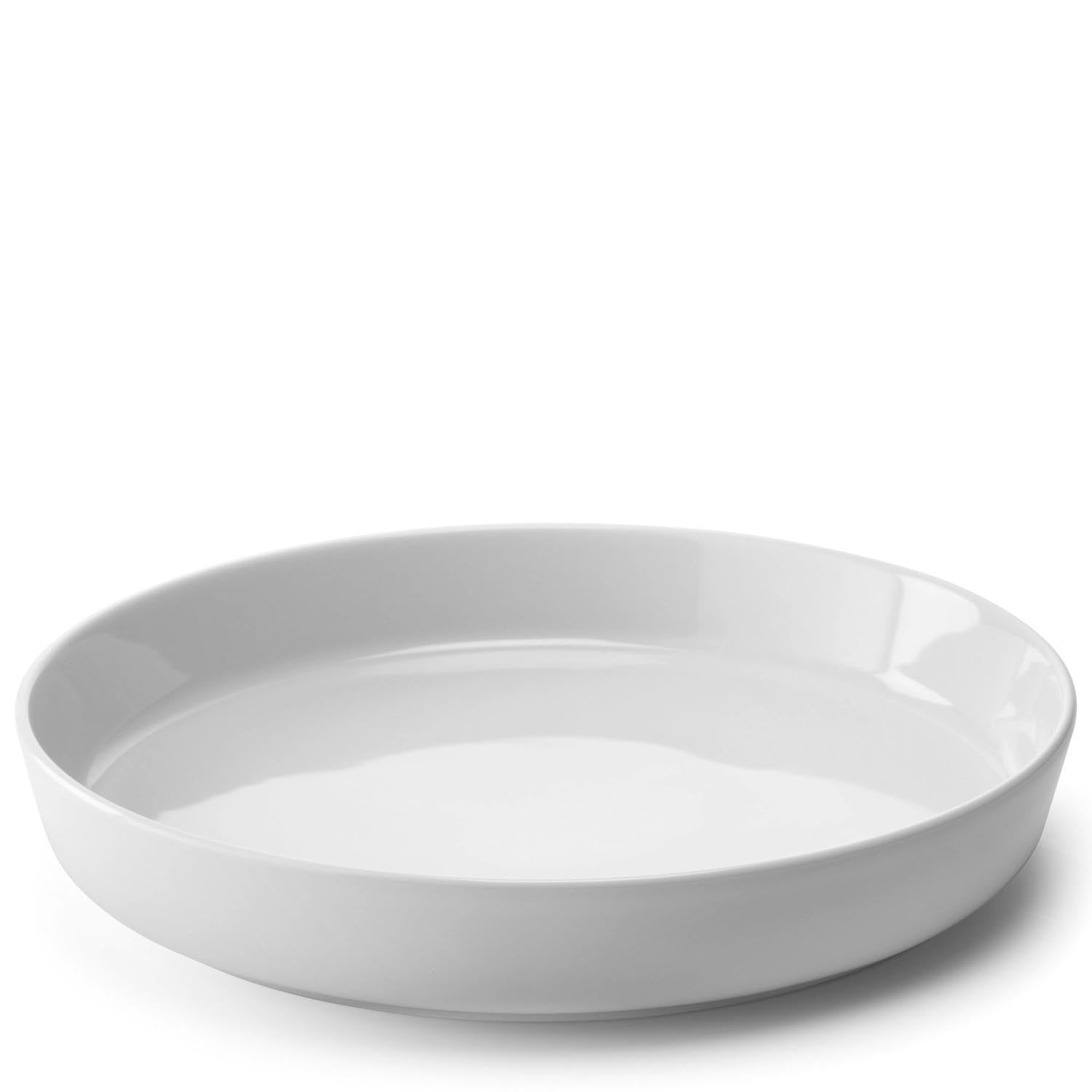 Zeitlose weisse Glasschale von LSA, 26,5 cm, perfekt für moderne Tischdekoration und vielseitige Präsentationen.