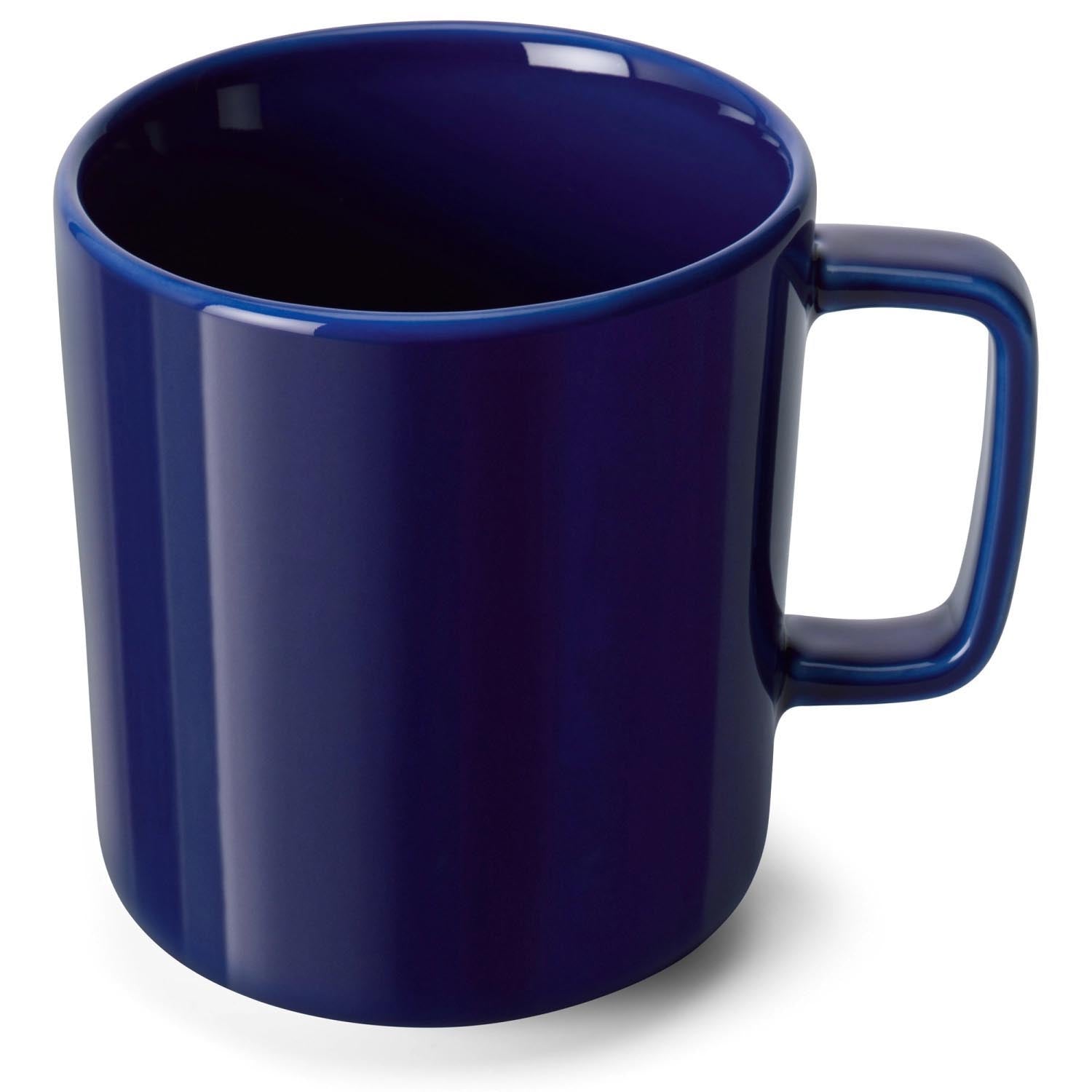 Set aus zwei stilvollen Kaffeetassen, 370ml, aus kobaltblauem Glas von LSA. Ideal für eleganten Kaffeegenuss.