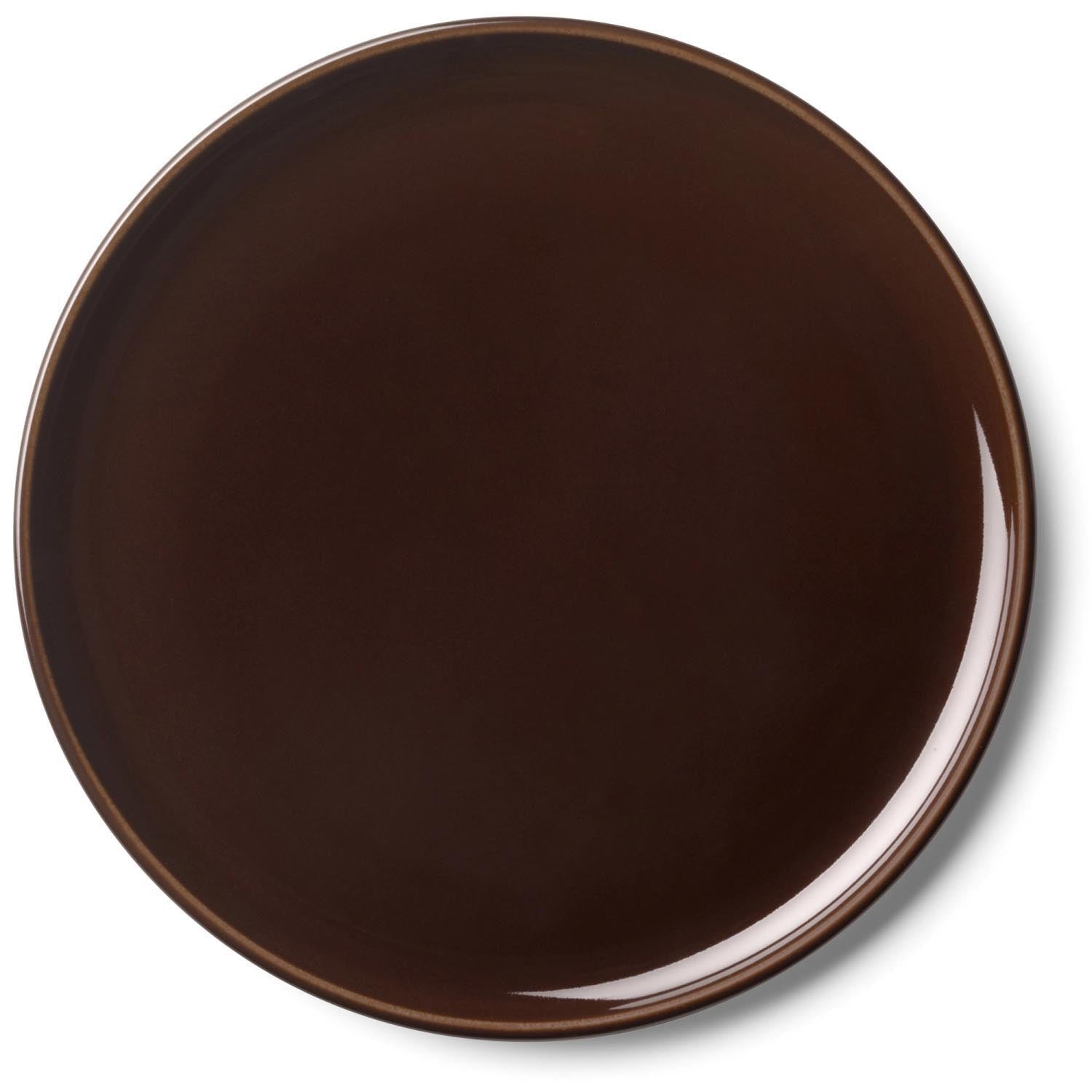 2er Set Collective Teller flach D17cm mocha in Braun präsentiert im Onlineshop von KAQTU Design AG. Teller ist von LSA