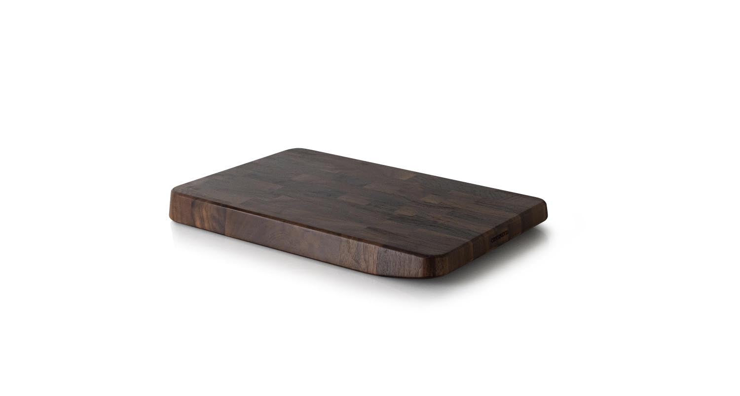Walnuss Stirnholz Schneidebrett 32.5x21.5x3 cm in Braun präsentiert im Onlineshop von KAQTU Design AG. Schneidbrett ist von Continenta