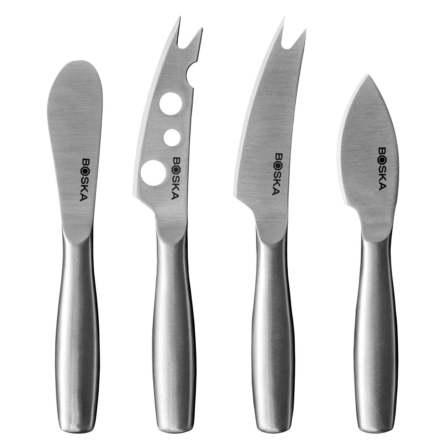 Käsemesser-Set Mini Copenhagen silber Edelstahl 176x146x21mm in Silber präsentiert im Onlineshop von KAQTU Design AG. Küchenmesser ist von Boska