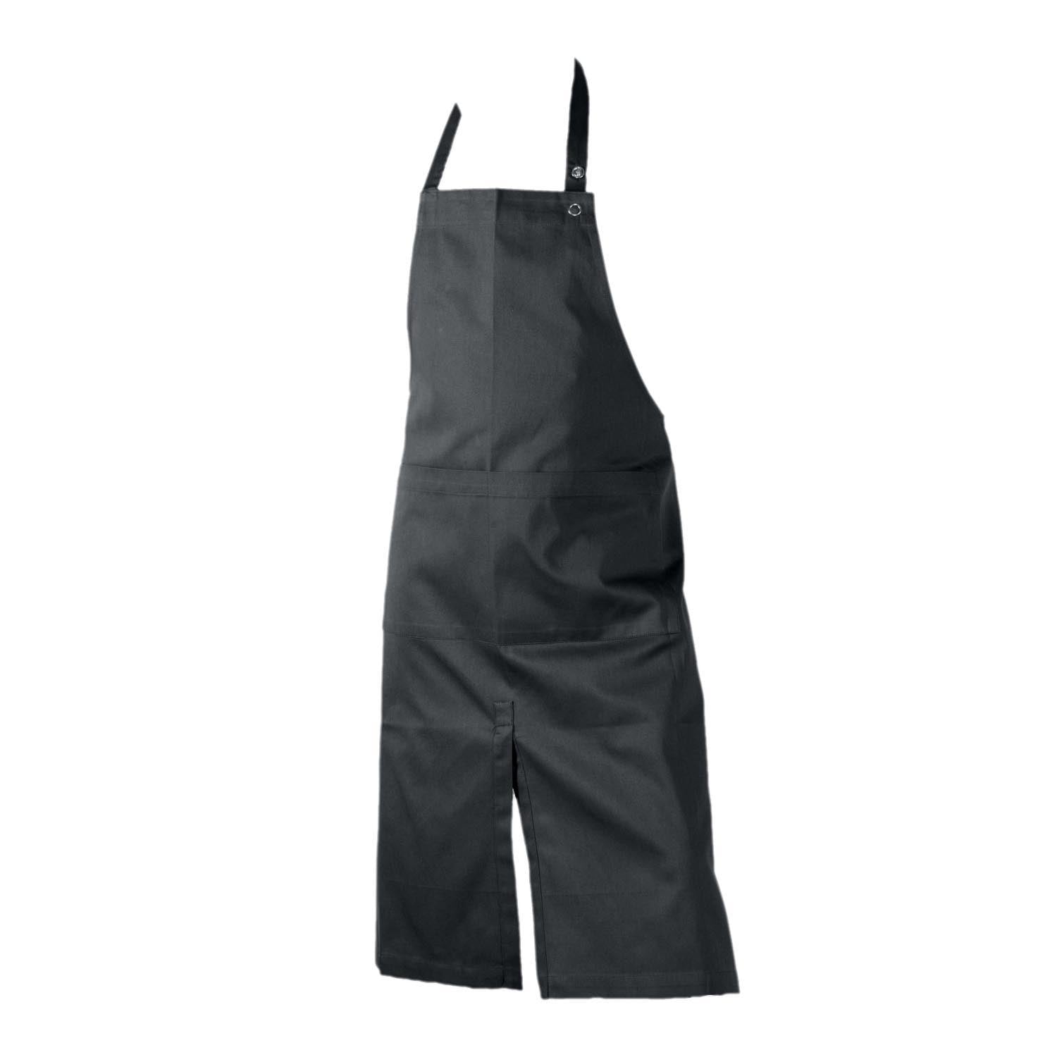Kochschürze mit Tasche 80x95cm dark grey Biobaumwolle in 0 präsentiert im Onlineshop von KAQTU Design AG. Haushaltshilfen ist von The Organic Company