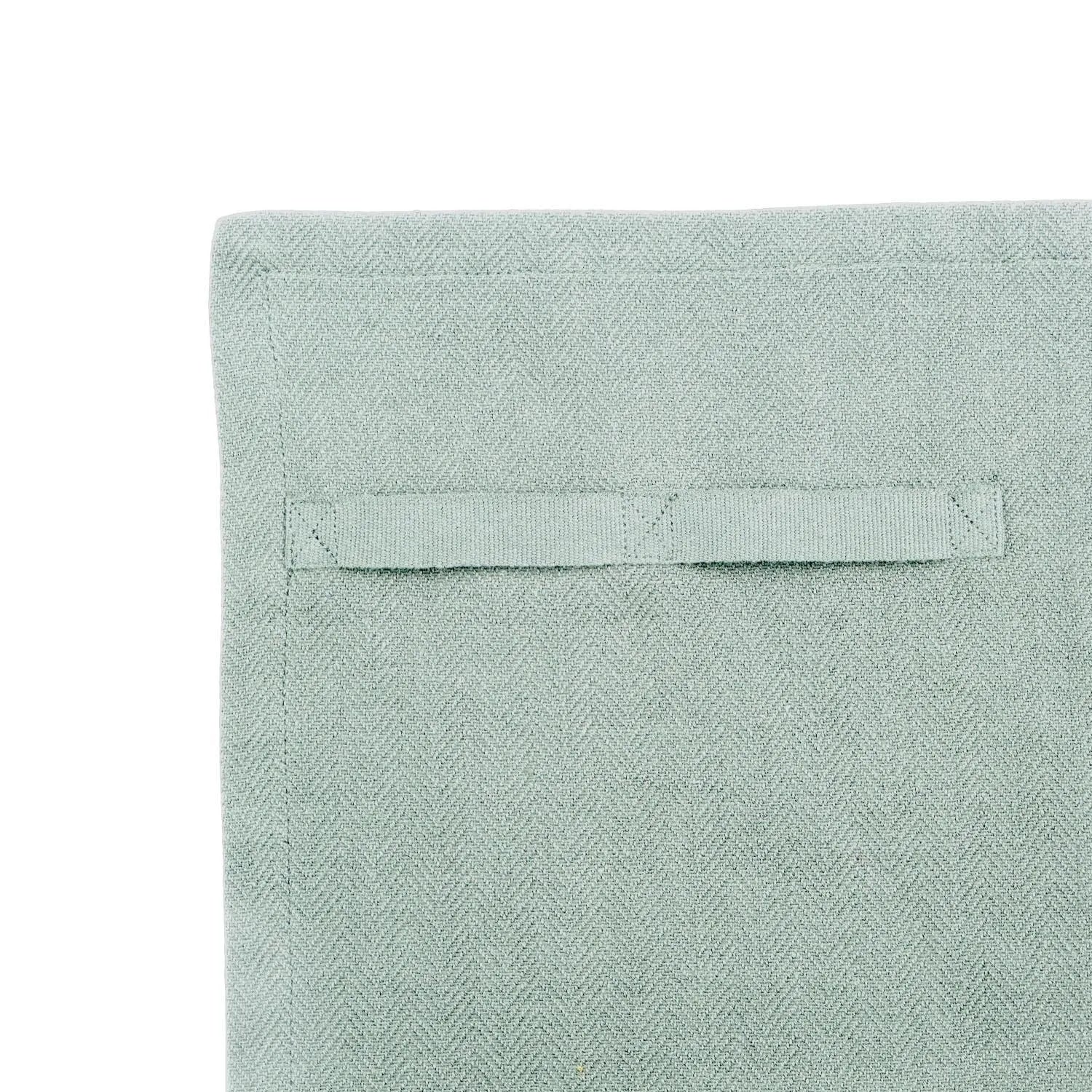 Elegantes 4er-Set Stoffservietten in Dusty Mint, 35x40cm, aus Bio-Baumwolle von The Organic Company, ideal für stilvolle Dinner.
