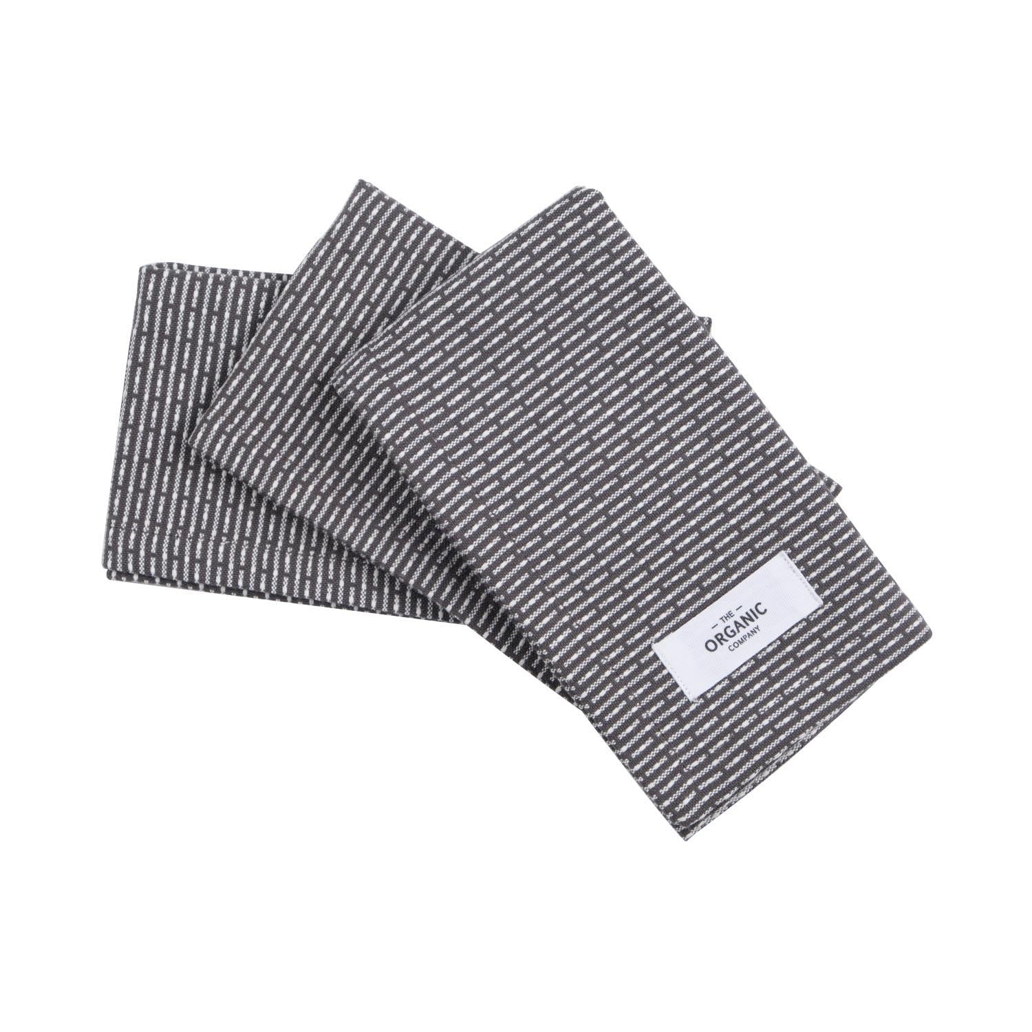 3er Set Spültuch 30x35cm evening grey Biobaumwolle in 0 präsentiert im Onlineshop von KAQTU Design AG. Küchentuch ist von The Organic Company