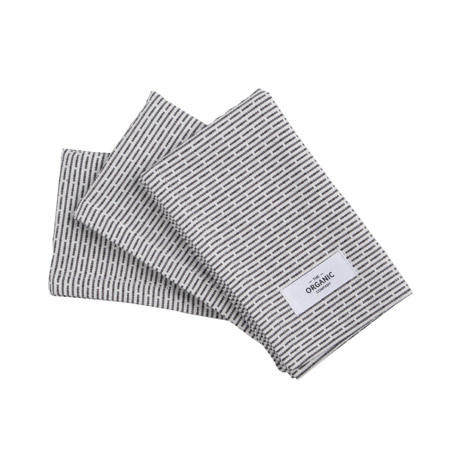 3er Set Spültuch 30x35cm morning grey Biobaumwolle in 0 präsentiert im Onlineshop von KAQTU Design AG. Küchentuch ist von The Organic Company