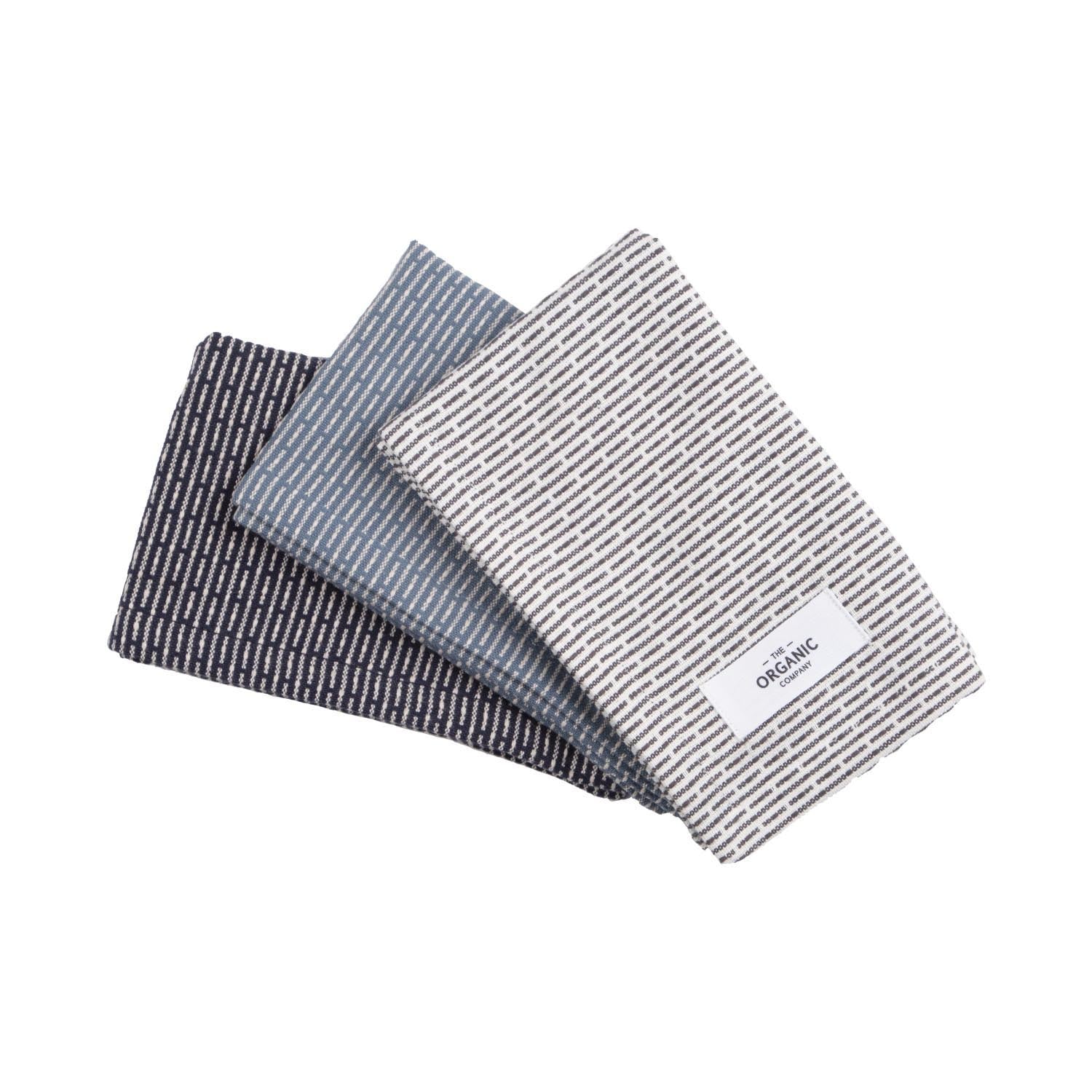 3er Set Spültuch 30x35cm ocean Biobaumwolle in 0 präsentiert im Onlineshop von KAQTU Design AG. Küchentuch ist von The Organic Company
