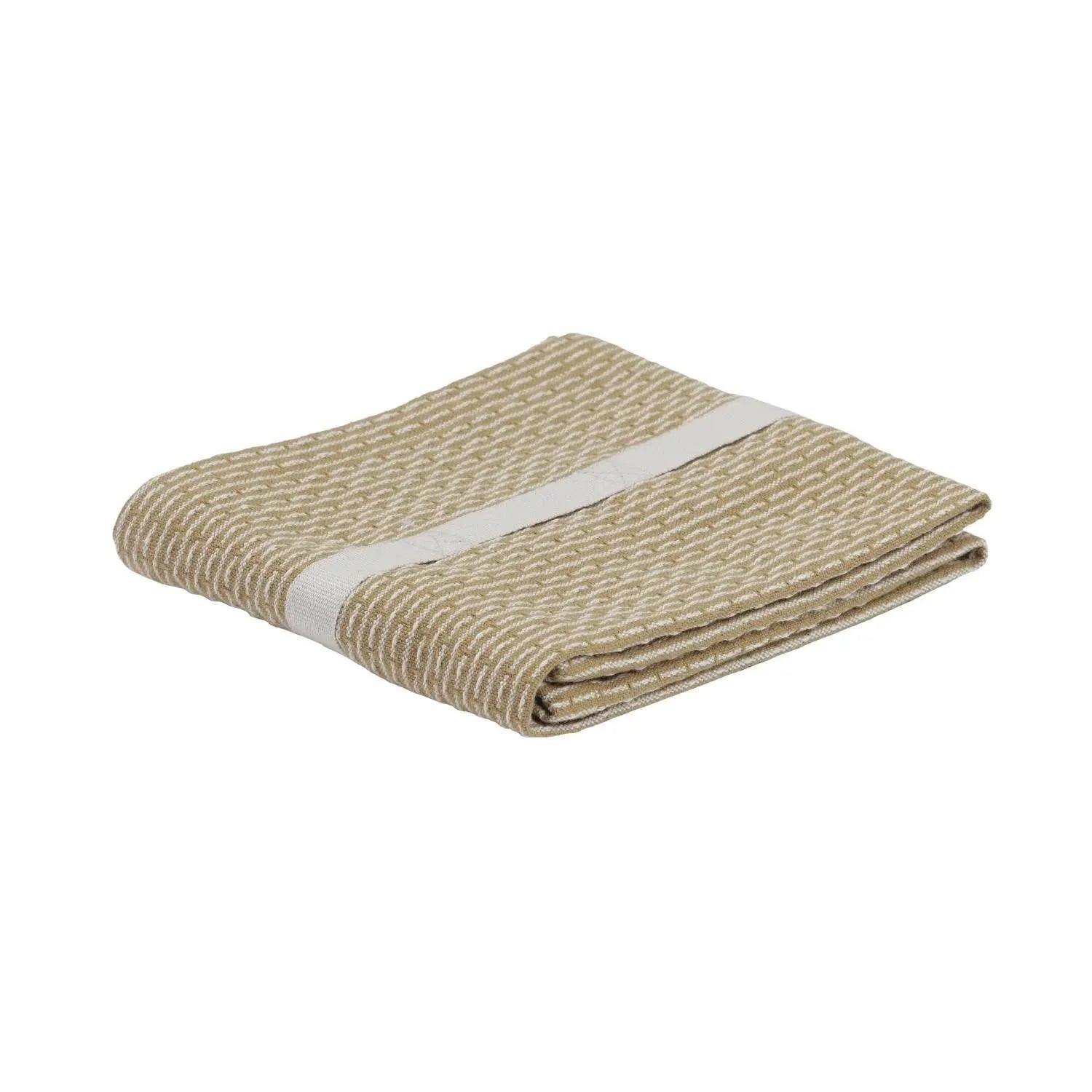 Geschirrtuch klein 35x60cm khaki stone Biobaumwolle in 0 präsentiert im Onlineshop von KAQTU Design AG. Küchentuch ist von The Organic Company