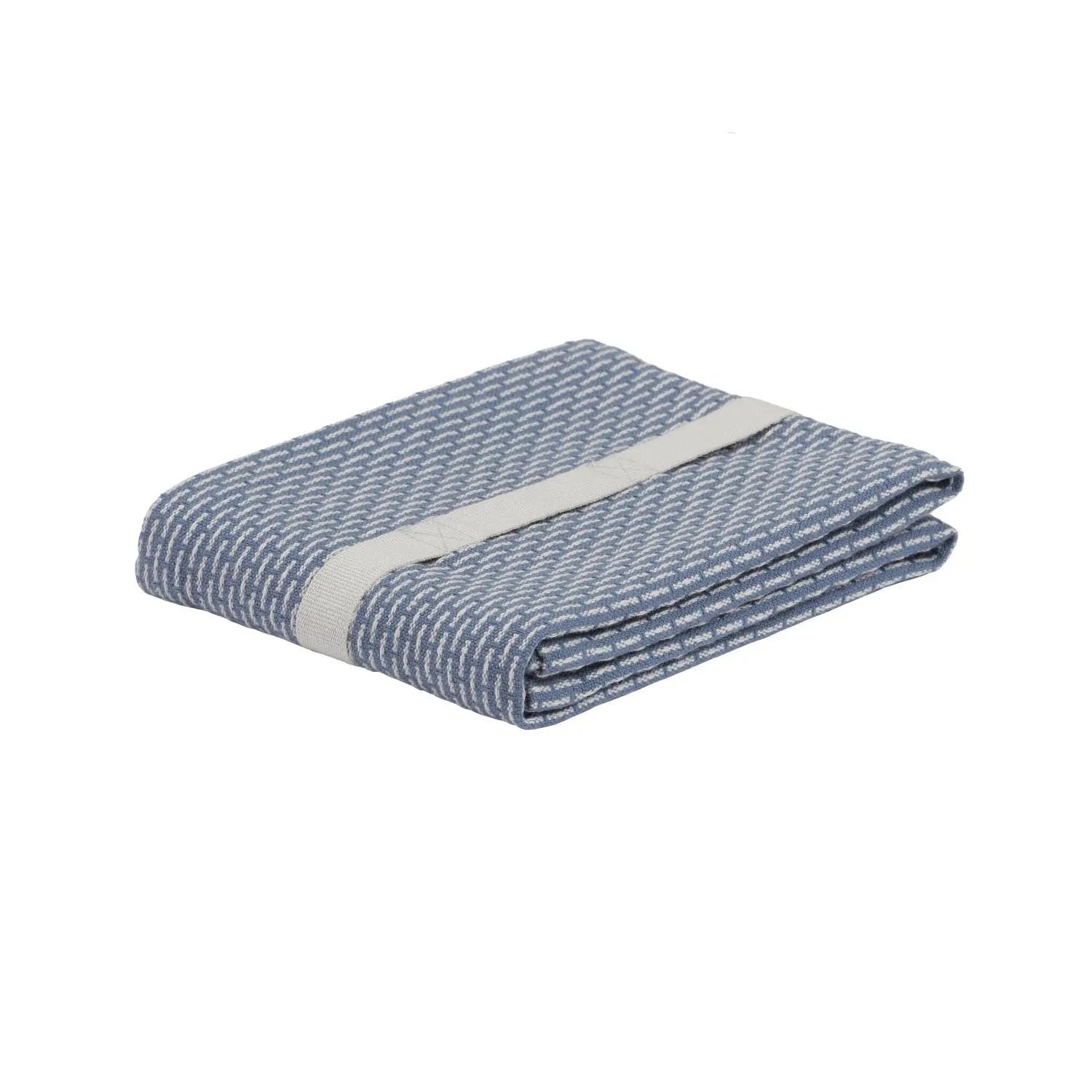 Geschirrtuch klein 35x60cm grey blue Biobaumwolle in 0 präsentiert im Onlineshop von KAQTU Design AG. Küchentuch ist von The Organic Company