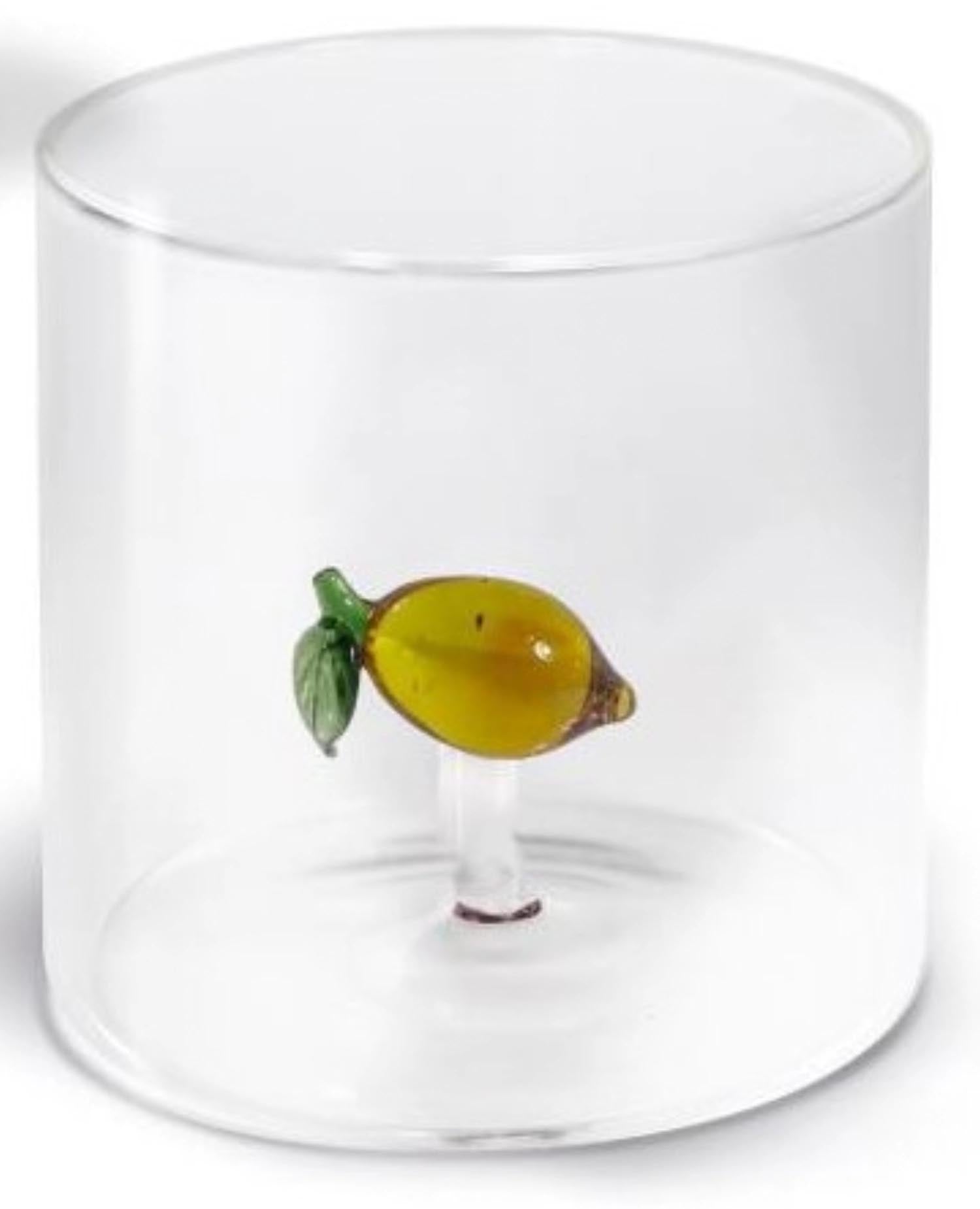 Glas aus Borosilikat 250ml Limone in Transparent präsentiert im Onlineshop von KAQTU Design AG. Glas ist von Easy Life