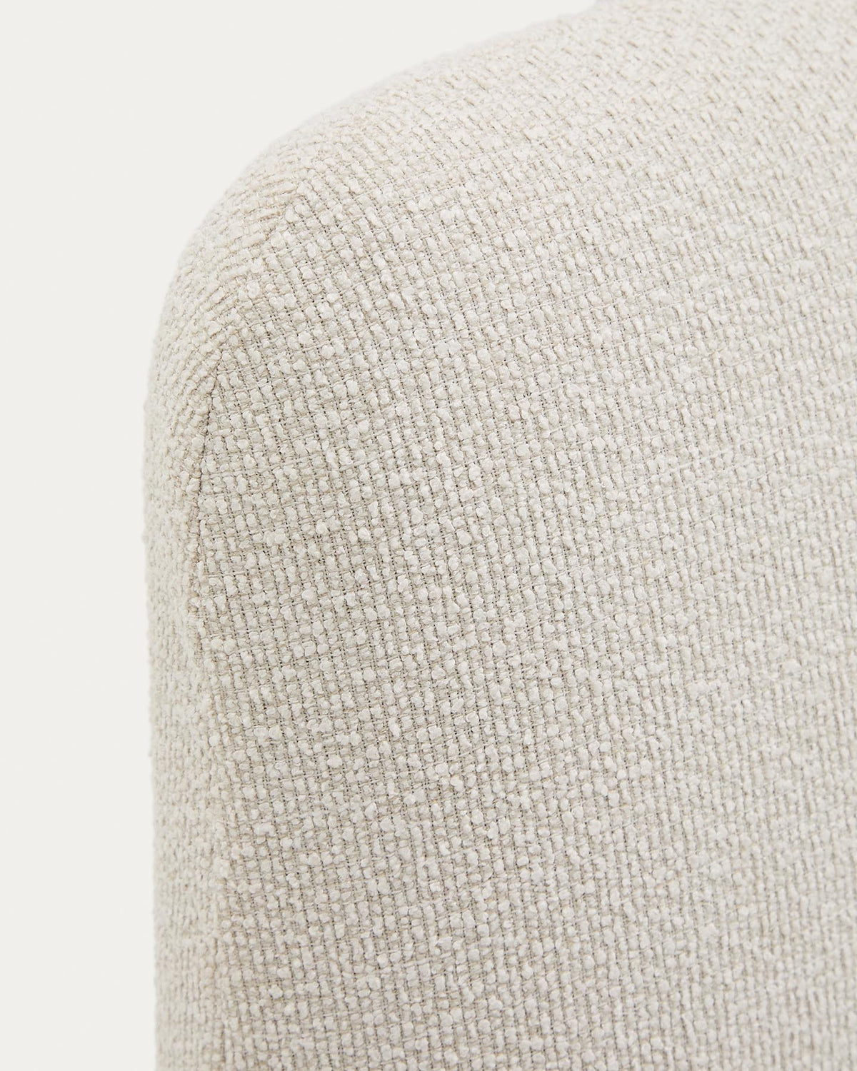 Betrahmenbezug Martina aus ecrufarbener Chenille für Matratzengrösse 160 x 200 cm in  präsentiert im Onlineshop von KAQTU Design AG. Zubehör Bett ist von Kave Home