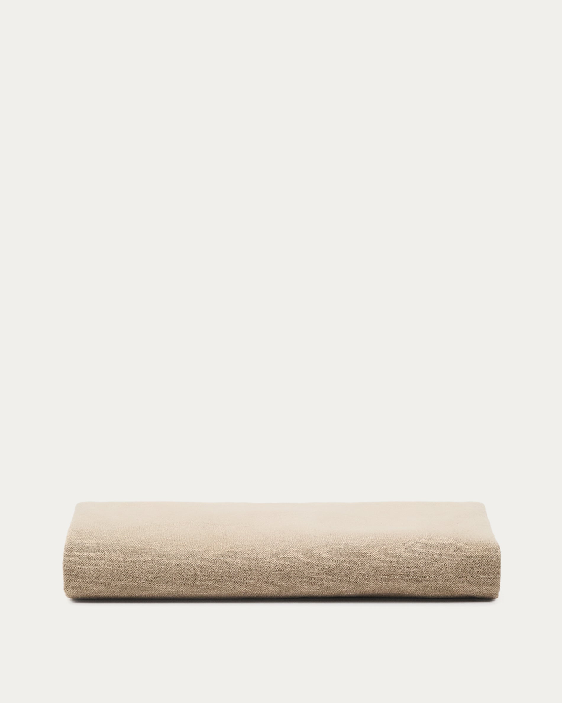 Bezug für Bettgestell Jaira aus Leinen und Baumwolle taupe für eine Matratze von 160 x 200 cm in Taupe präsentiert im Onlineshop von KAQTU Design AG. Zubehör Bett ist von Kave Home