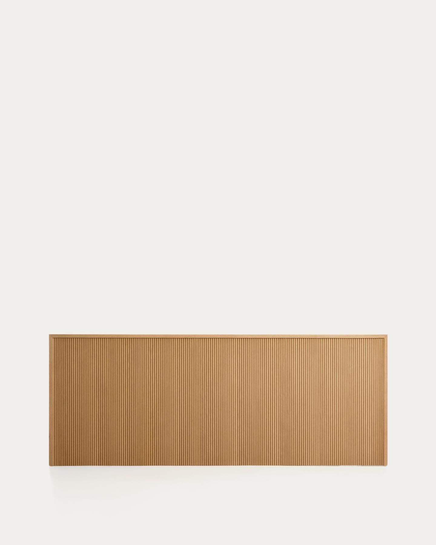 Bettkopfteil Helvine aus Eichenfurnier für Betten bis zu 180 cm, FSC 100 % in Natur präsentiert im Onlineshop von KAQTU Design AG. Kopfteile ist von Kave Home