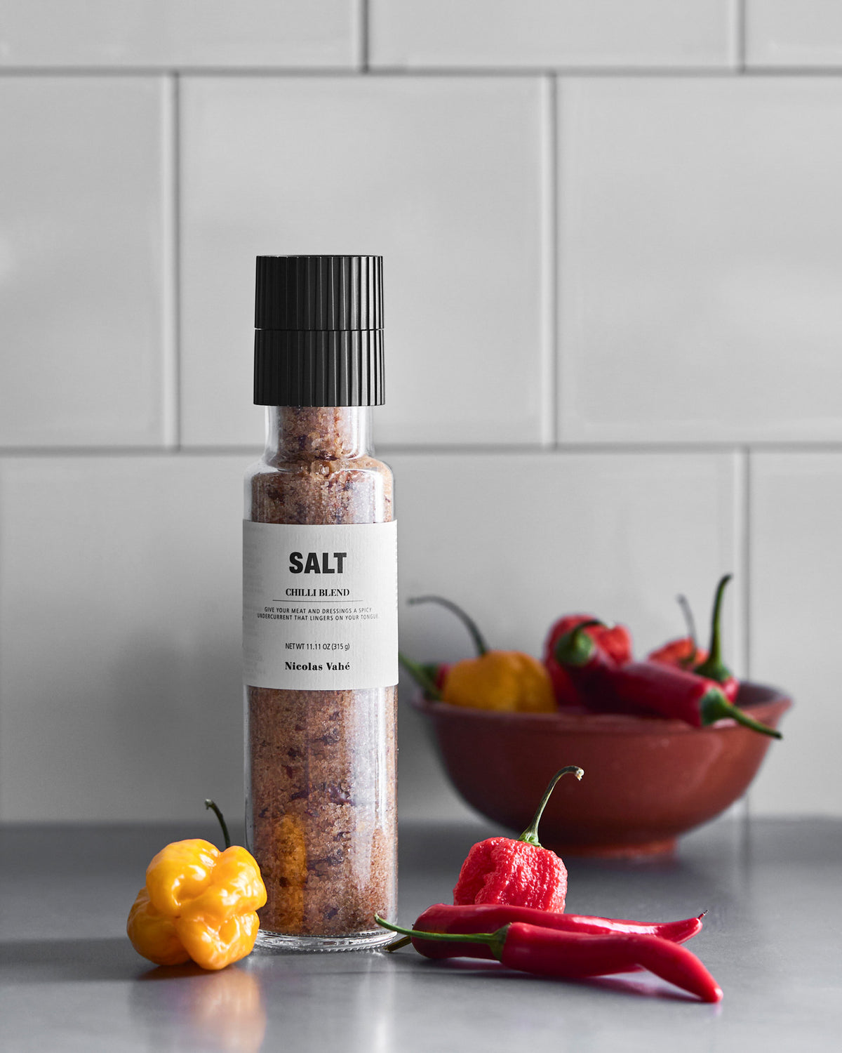 Salz, Chilli blend in  präsentiert im Onlineshop von KAQTU Design AG. Salz & Pfeffer ist von Nicolas Vahé