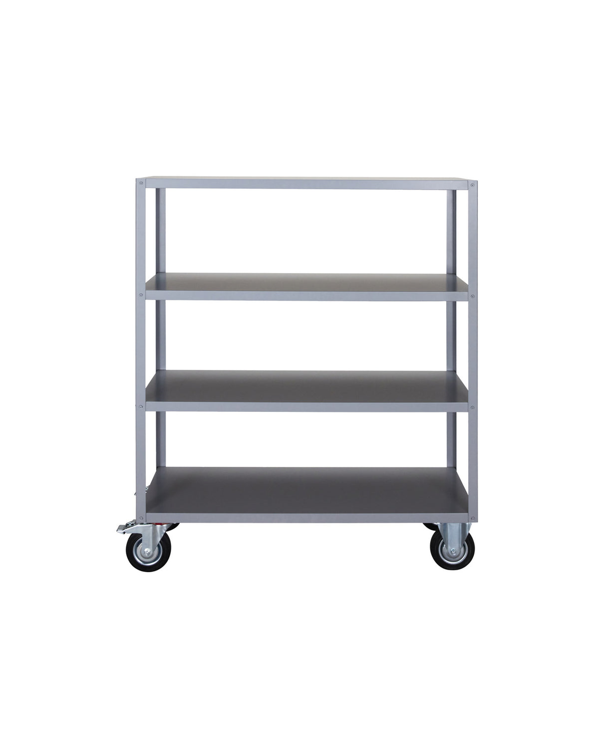Regal mit 4 Rollen, NVTrolley, Grau in Grau präsentiert im Onlineshop von KAQTU Design AG. Servierwagen ist von Nicolas Vahé