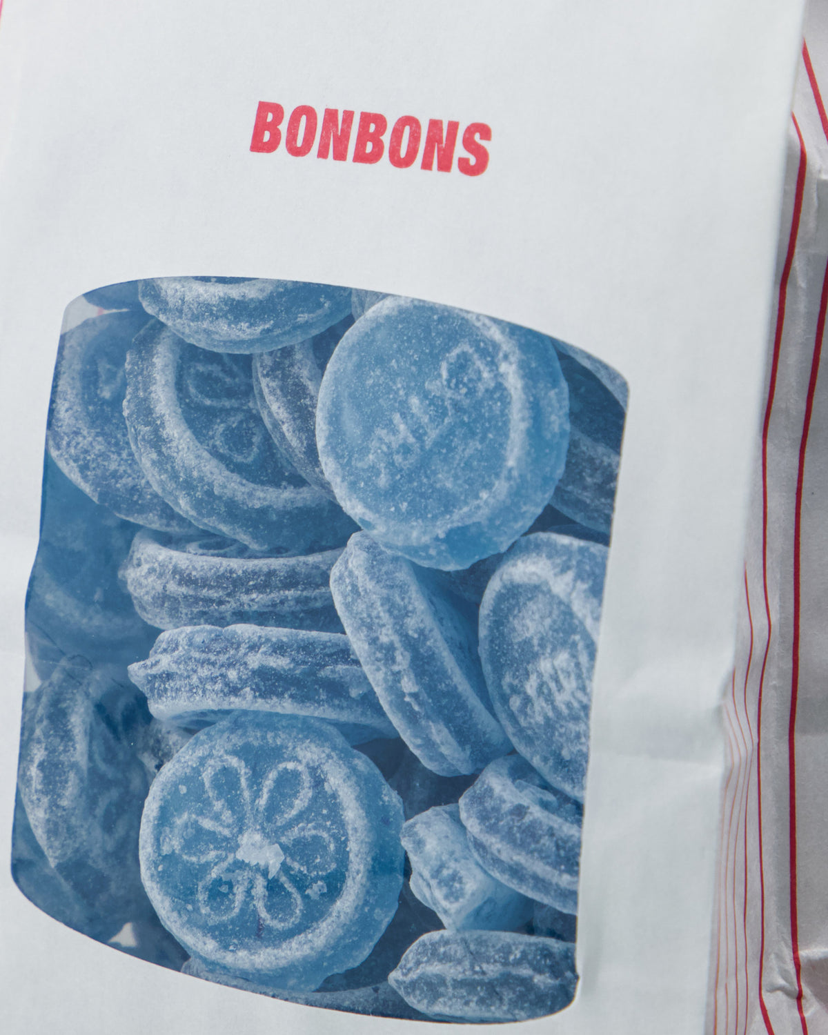 Packung Minzbonbons von Nicolas Vahé, Hartbonbons mit kristalliner Hülle