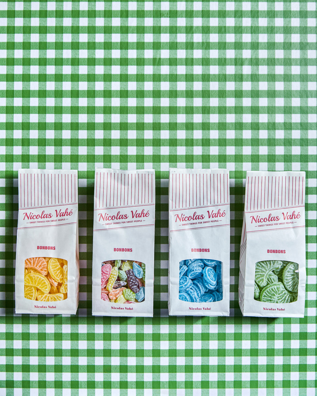 Nicolas Vahé Bonbons Berries, 150 g, fruchtige Hartbonbons mit Beerengeschmack