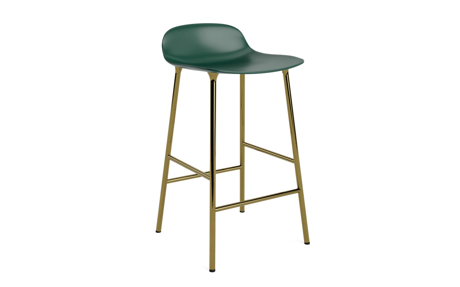 Stylischer Form Barhocker von Normann Copenhagen, perfekt für zeitgemäße Einrichtung, vereint Komfort und ästhetische Eleganz.