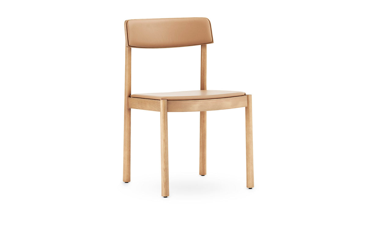 Timb Stuhl gepolstert, Tan/ Camel in Tan/ Camel präsentiert im Onlineshop von KAQTU Design AG. Stuhl ist von Normann Copenhagen