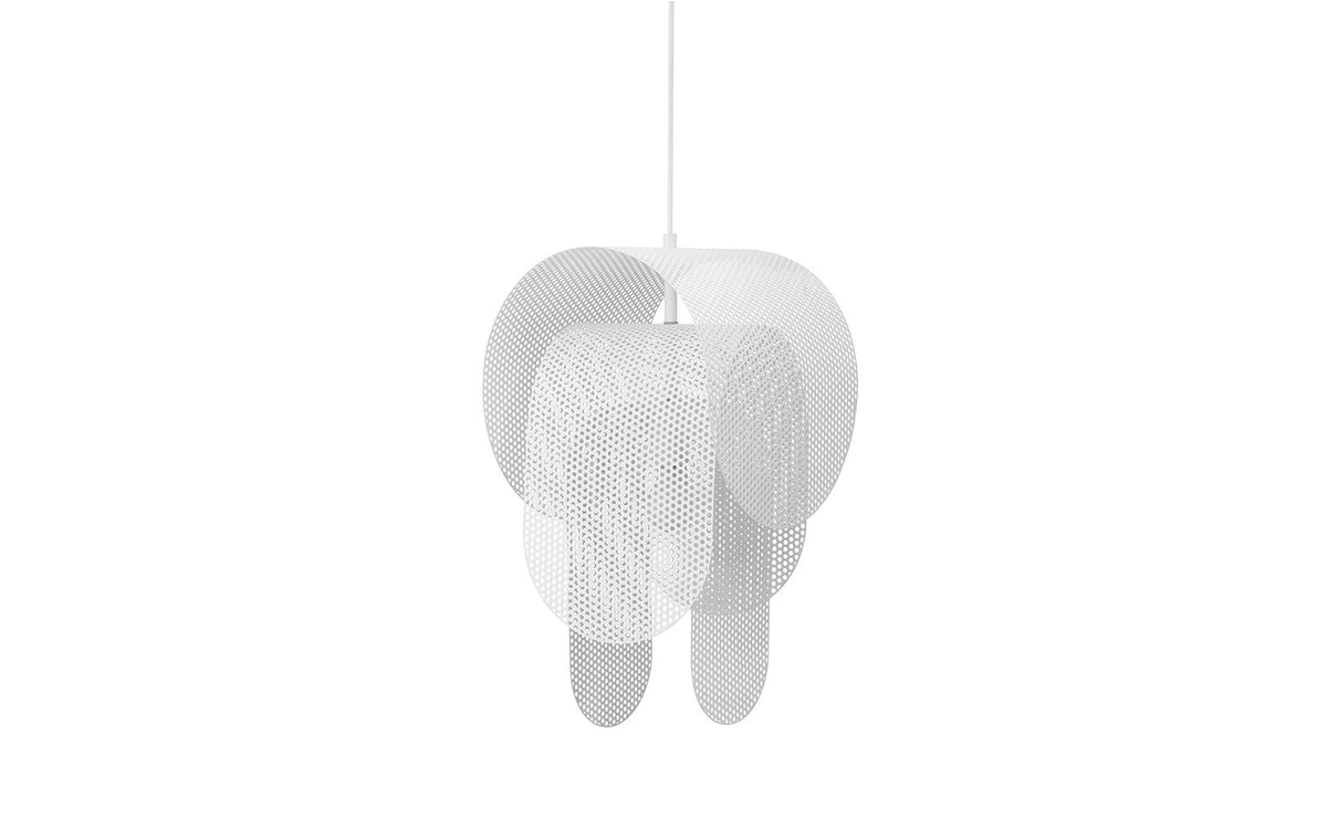 Superpose Leuchte Ø 30 cm EU Weiss in Weiss präsentiert im Onlineshop von KAQTU Design AG. Pendelleuchte ist von Normann Copenhagen