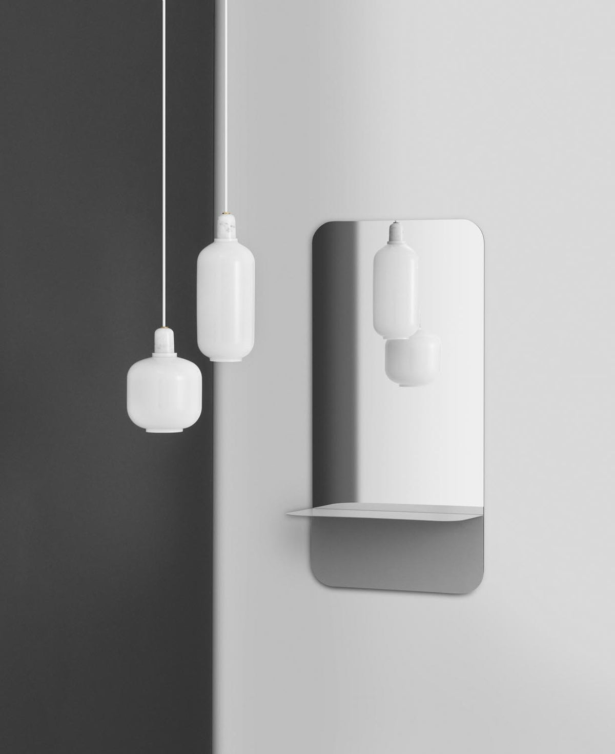Amp Lampe klein EU in  präsentiert im Onlineshop von KAQTU Design AG. Pendelleuchte ist von Normann Copenhagen