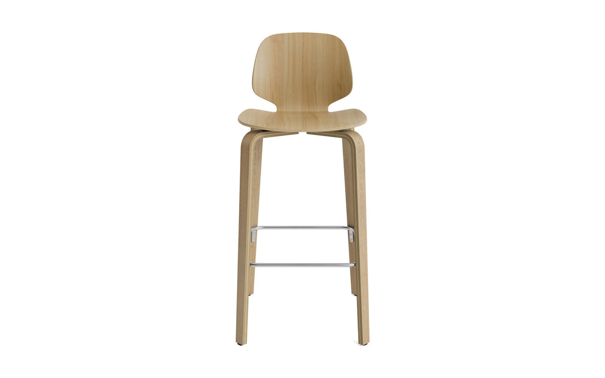My Chair Barhocker 75 cm in Beige präsentiert im Onlineshop von KAQTU Design AG. Barstuhl ist von Normann Copenhagen