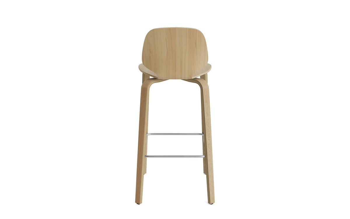 My Chair Barhocker 75 cm in Beige präsentiert im Onlineshop von KAQTU Design AG. Barstuhl ist von Normann Copenhagen