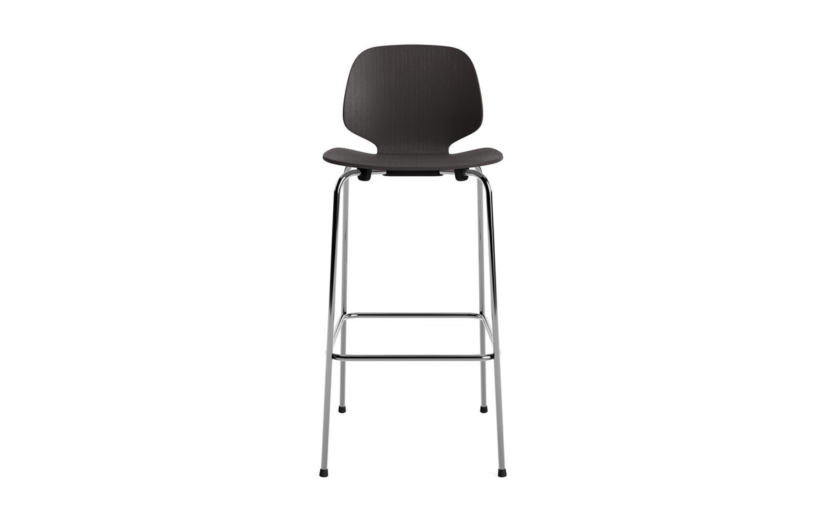 My Chair Barhocker 75 cm in Black präsentiert im Onlineshop von KAQTU Design AG. Barstuhl ist von Normann Copenhagen