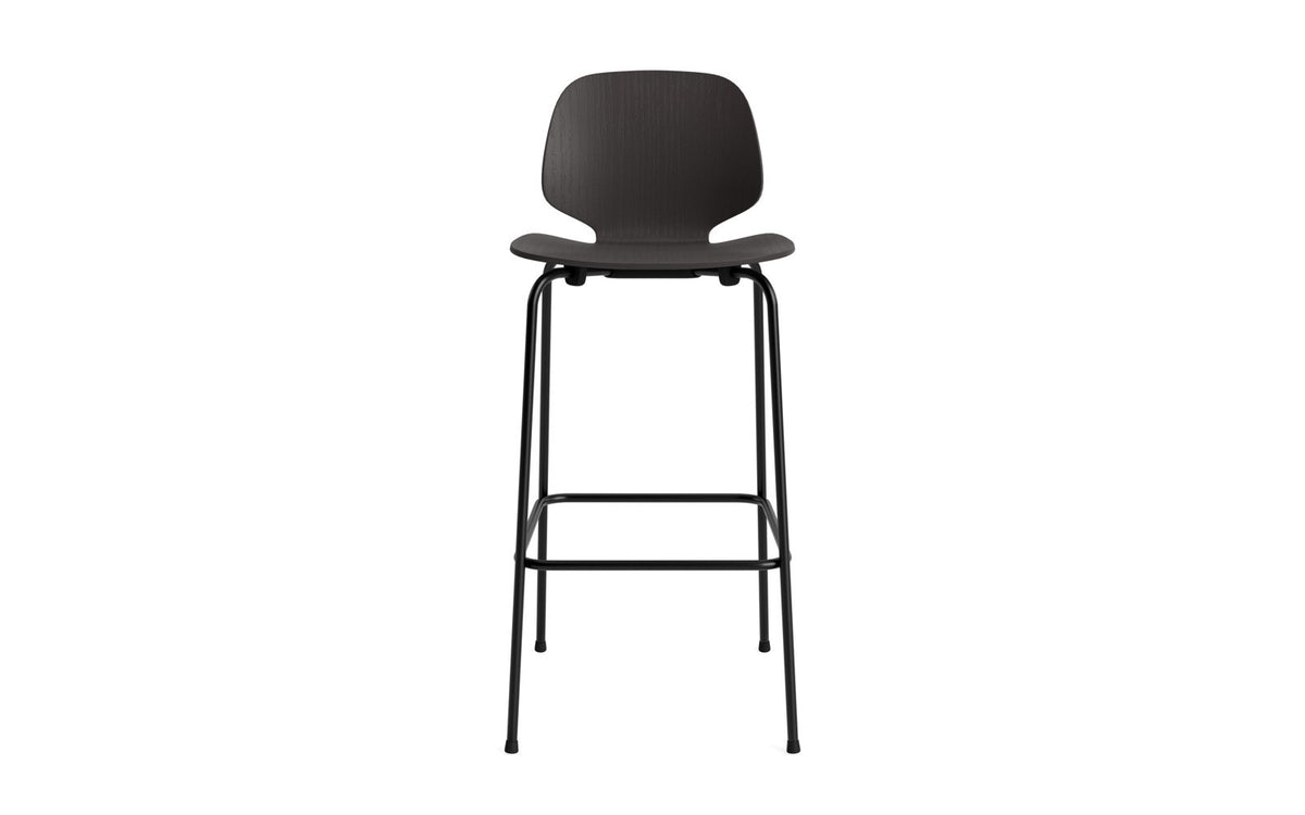 My Chair Barhocker 75 cm in Black präsentiert im Onlineshop von KAQTU Design AG. Barstuhl ist von Normann Copenhagen