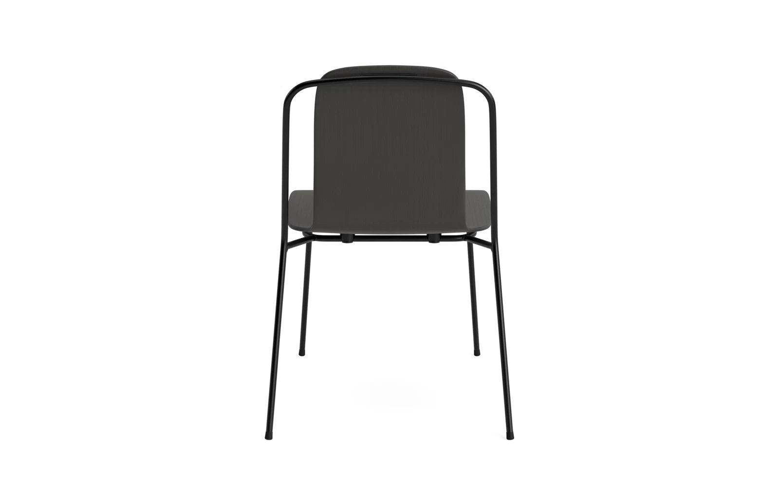 Der Studio Stuhl von Normann Copenhagen besticht durch sein grafisches Design mit schlankem Stahlrahmen und geformter Schale. Ideal für vielseitige Räume.