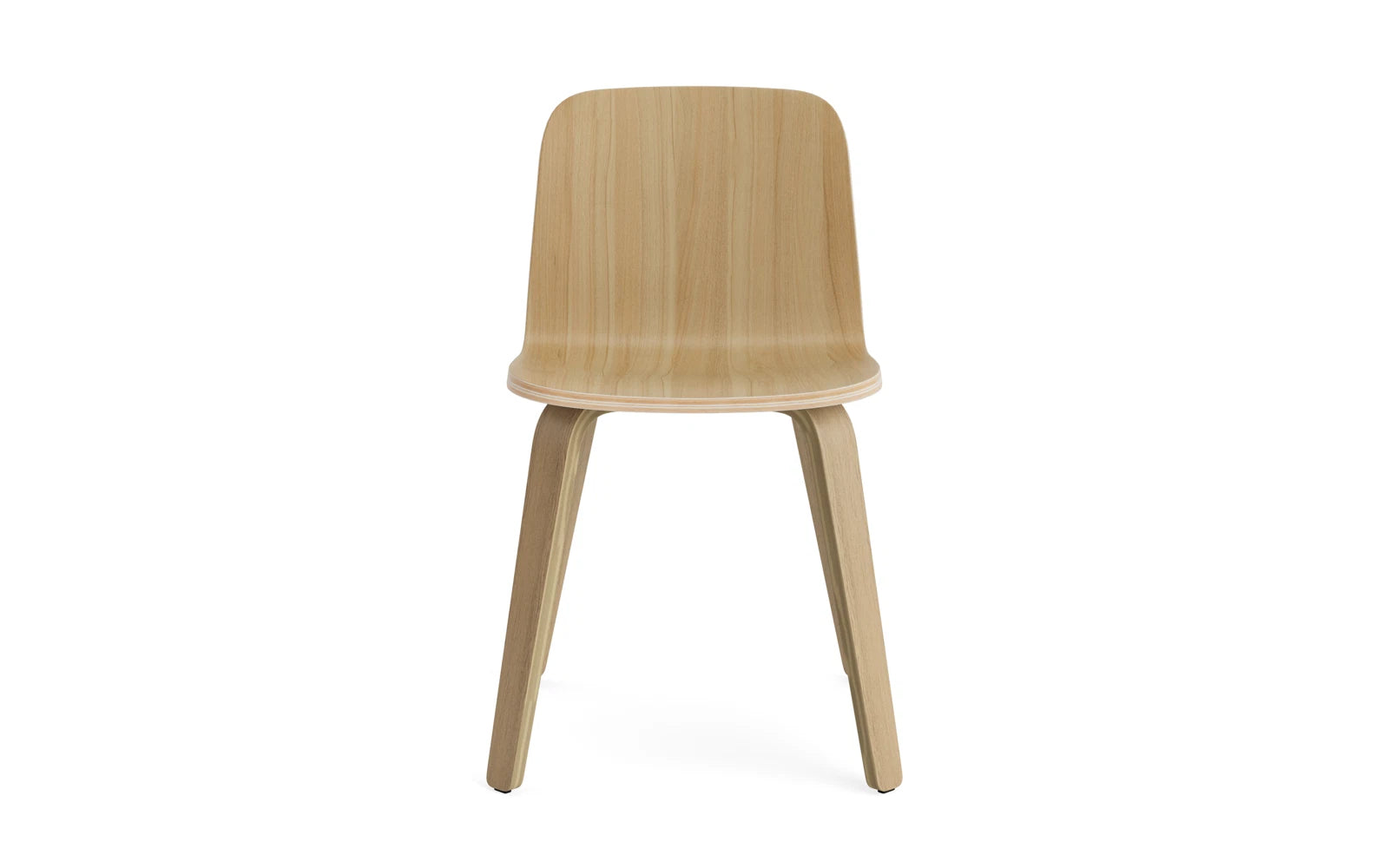 Der Just Stuhl von Normann Copenhagen: Schlicht, stapelbar, mit Bugholz-Schale und vielfältigen Optionen in Farbe und Material.
