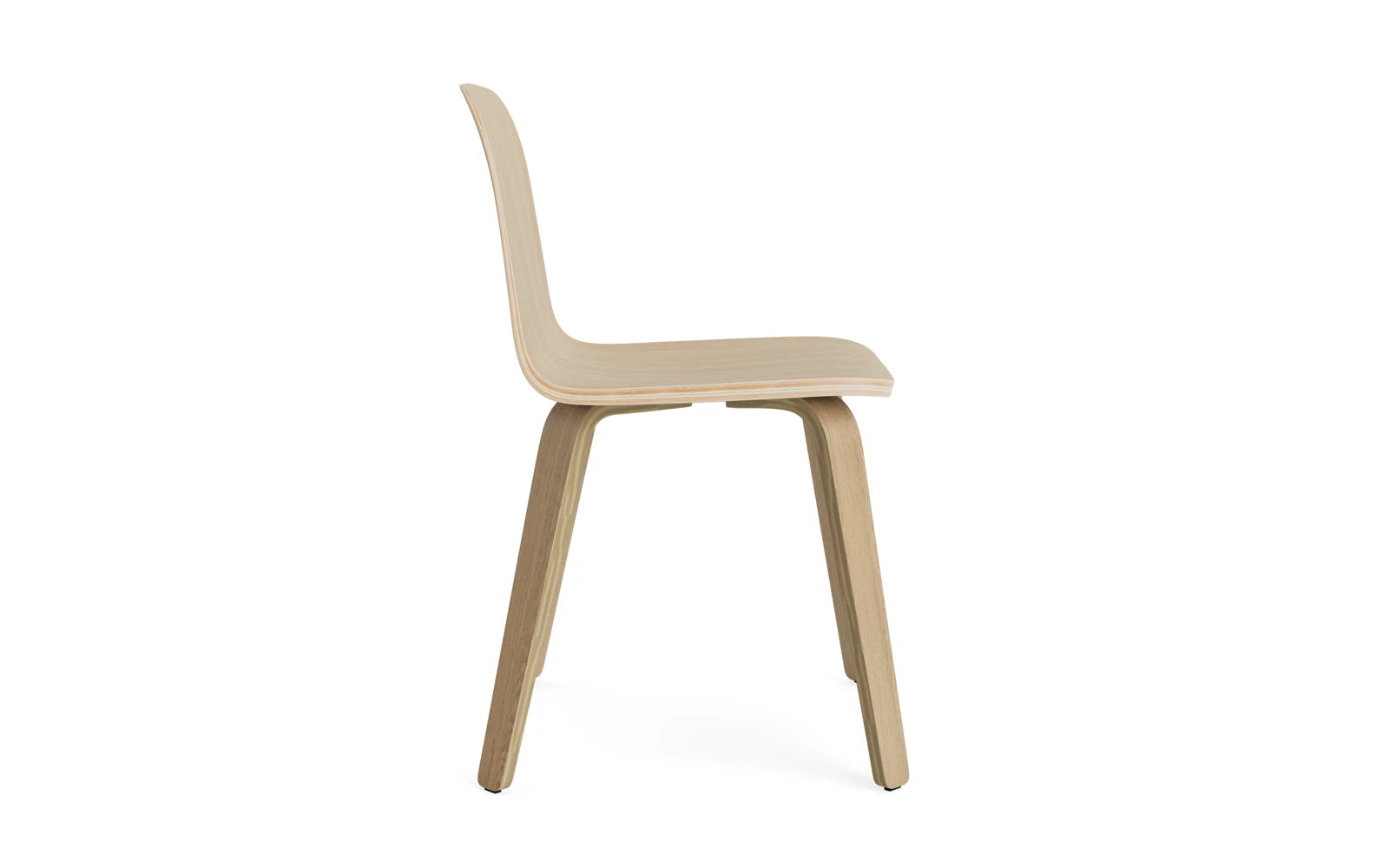 Der Just Stuhl von Normann Copenhagen: Schlicht, stapelbar, mit Bugholz-Schale und vielfältigen Optionen in Farbe und Material.