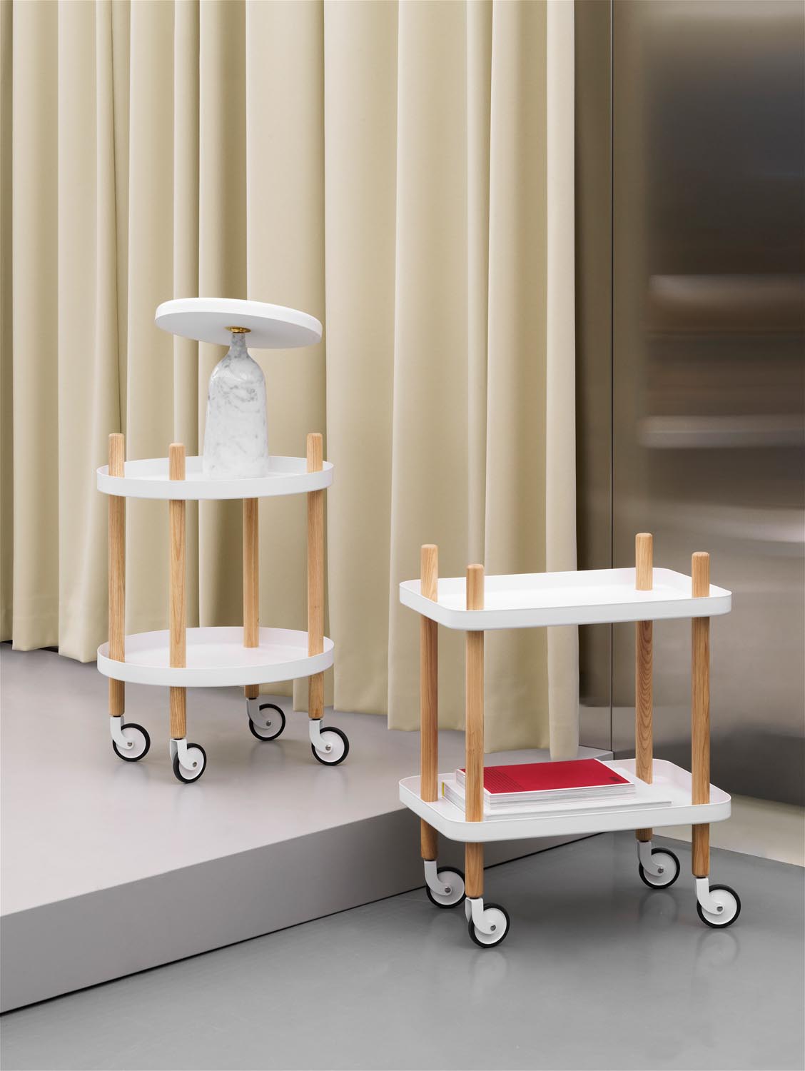 Block Tisch in  präsentiert im Onlineshop von KAQTU Design AG. Servierwagen ist von Normann Copenhagen