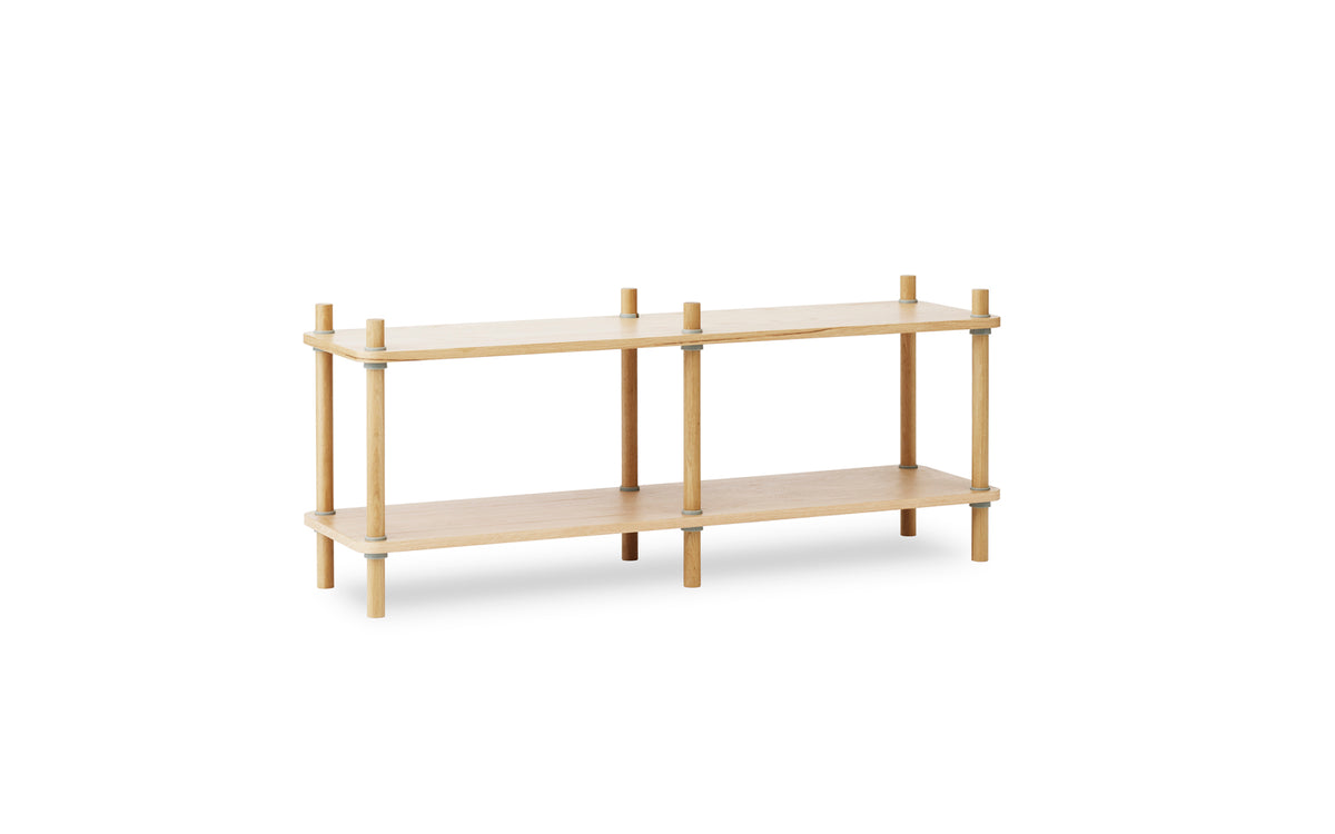Jam Regal 6 Pfosten Eicke/grau in  präsentiert im Onlineshop von KAQTU Design AG. Bücherregal ist von Normann Copenhagen