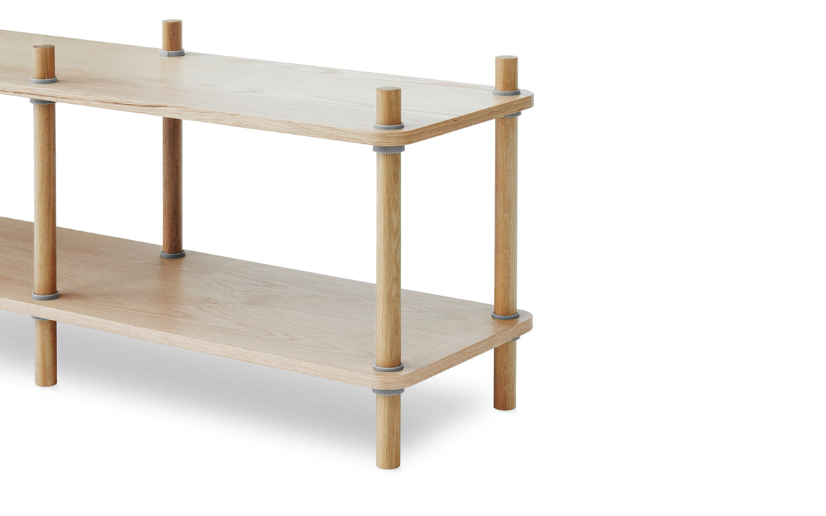 Jam Regal 6 Pfosten Eicke/grau in  präsentiert im Onlineshop von KAQTU Design AG. Bücherregal ist von Normann Copenhagen