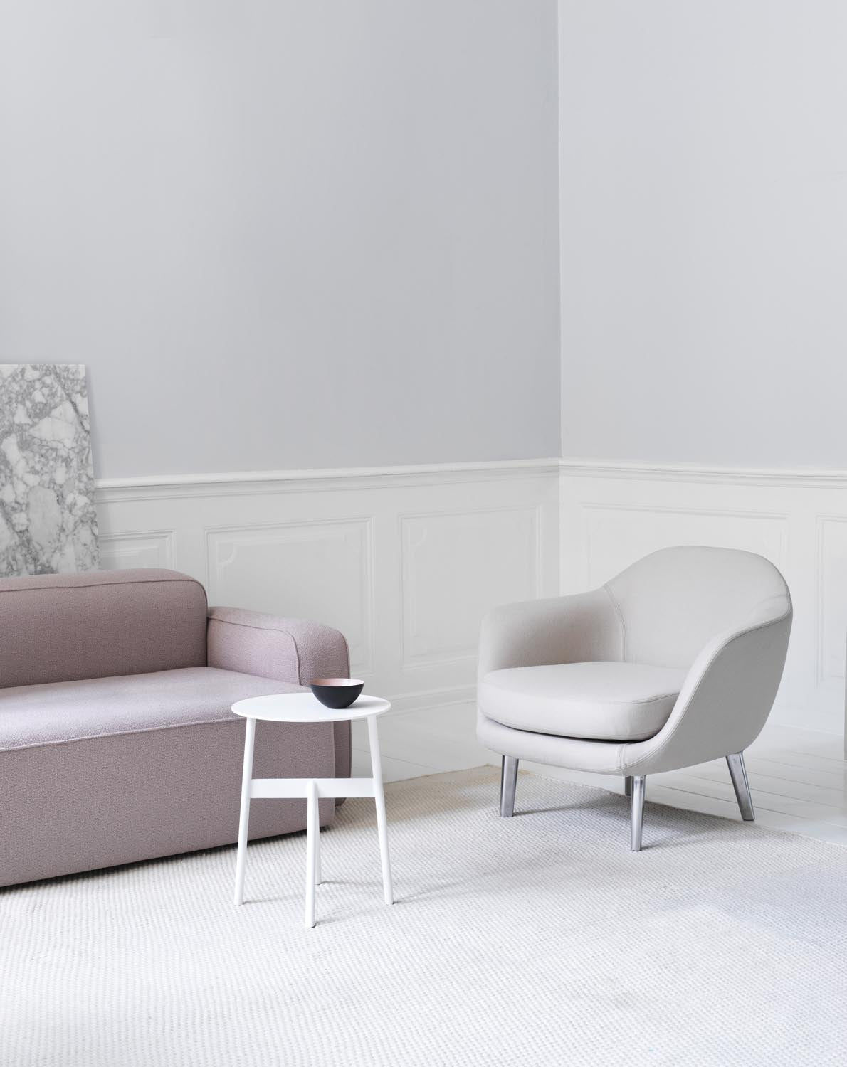 Stock Tisch in Weiss präsentiert im Onlineshop von KAQTU Design AG. Beistelltisch ist von Normann Copenhagen