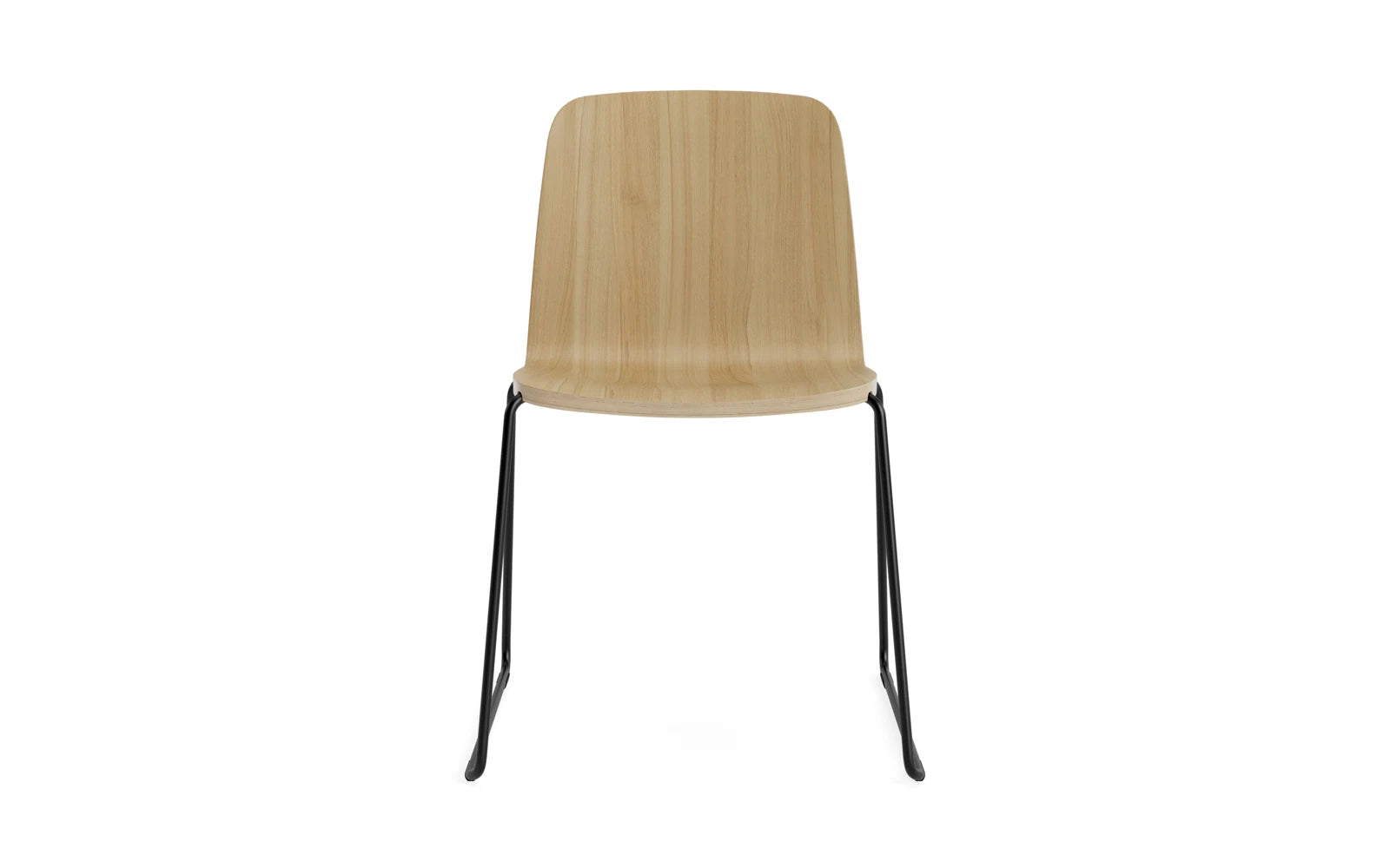 Der Just Stuhl von Normann Copenhagen: Schlicht, stapelbar, mit Bugholz-Schale und vielfältigen Optionen in Farbe und Material.