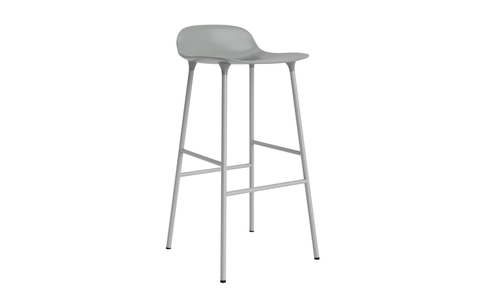Moderner Form Barhocker von Normann Copenhagen, ideal für stilvolle Bars und Küchen, bietet eine harmonische Verbindung von Funktionalität und Design.