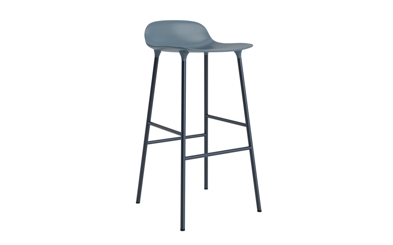 Stylischer Form Barhocker von Normann Copenhagen, ideal für Bars und Küchen, bietet eine harmonische Kombination aus Funktionalität und zeitgemäßem Stil.