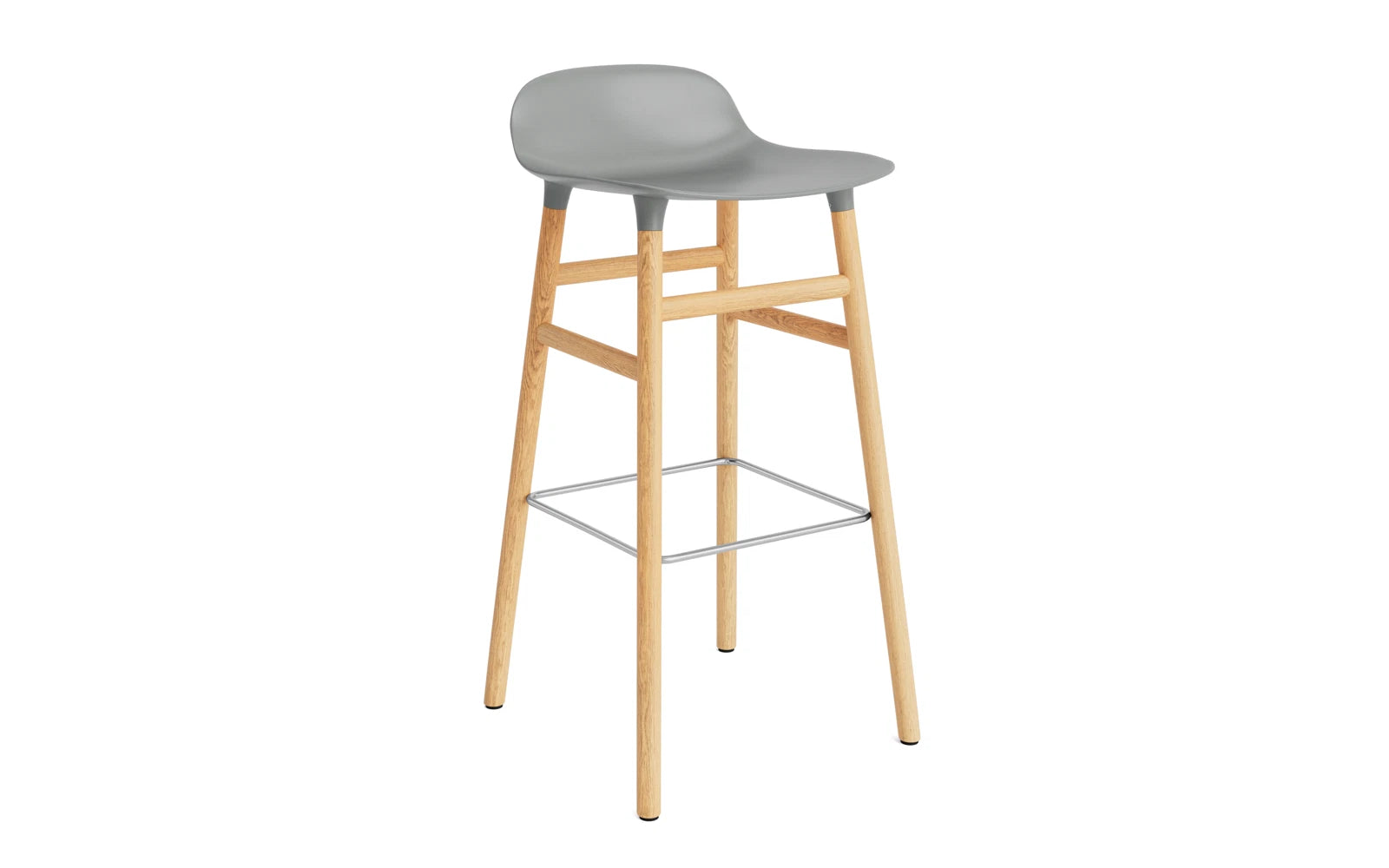 Stylischer Form Barhocker von Normann Copenhagen, ideal für Bars und Küchen, bietet eine harmonische Kombination aus Funktionalität und Ästhetik.