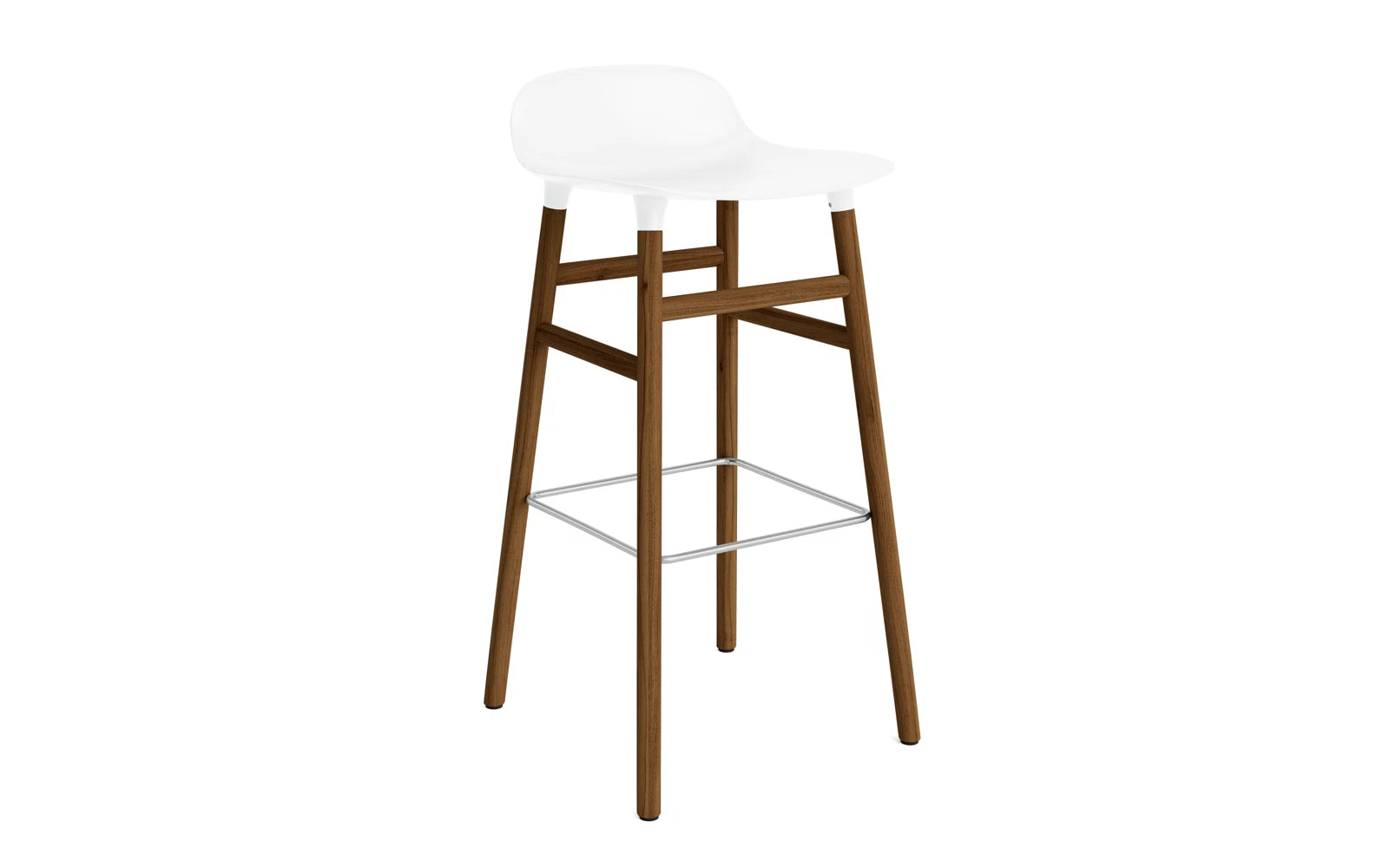 Eleganter Form Barhocker von Normann Copenhagen, perfekt für moderne Wohnräume, vereint Komfort und zeitloses Design.