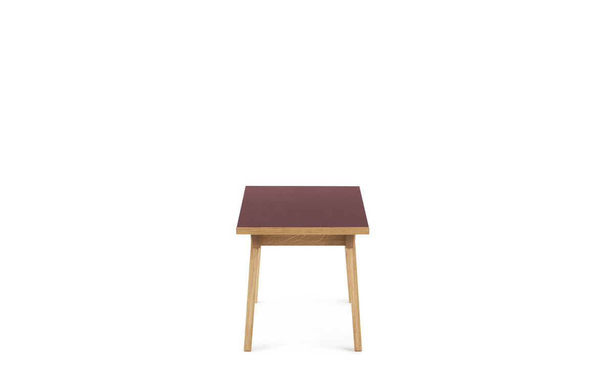 Slice Couchtisch 42 x 100 cm Linoleum in  präsentiert im Onlineshop von KAQTU Design AG. Couchtisch ist von Normann Copenhagen