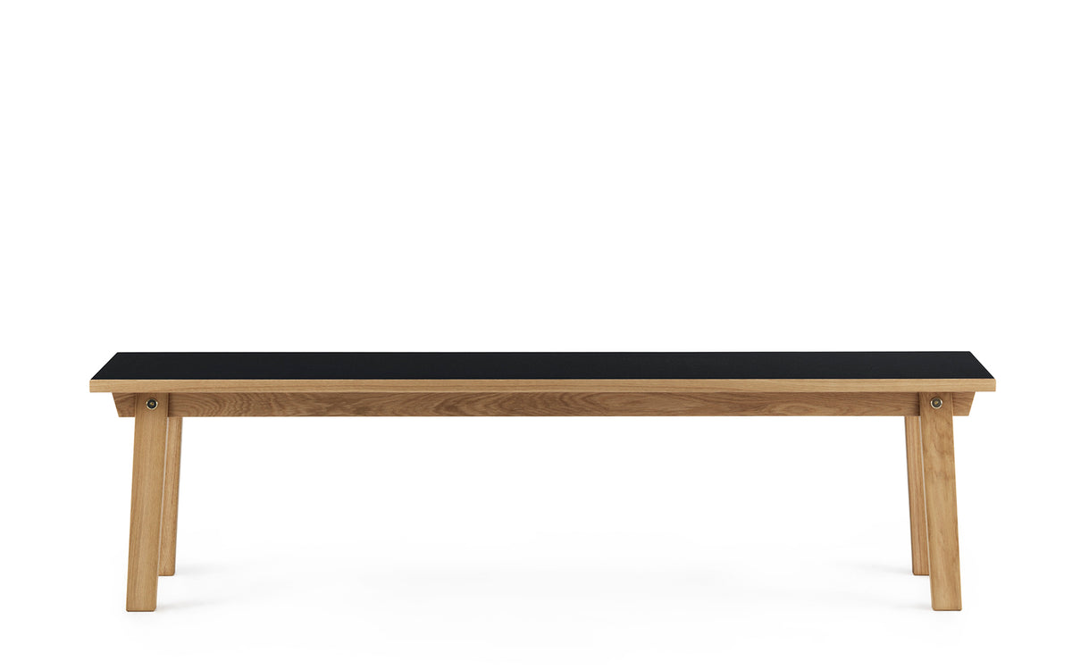 Slice Bank 38 x 160 cm Linoleum in  präsentiert im Onlineshop von KAQTU Design AG. Sitzbank ist von Normann Copenhagen