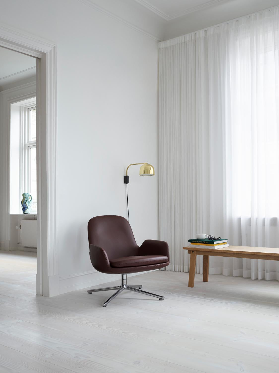 Slice Bank 38 x 160 cm Linoleum in  präsentiert im Onlineshop von KAQTU Design AG. Sitzbank ist von Normann Copenhagen