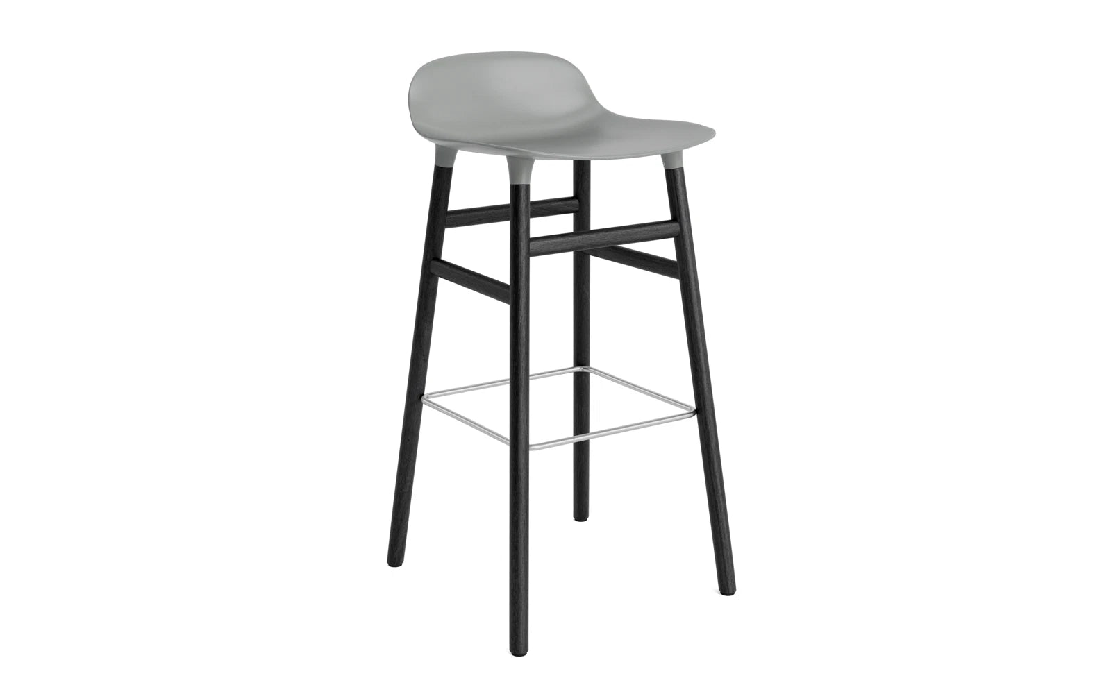 Stylischer Form Barhocker von Normann Copenhagen, ideal für Bars und Küchen, bietet eine harmonische Kombination aus Funktionalität und Ästhetik.
