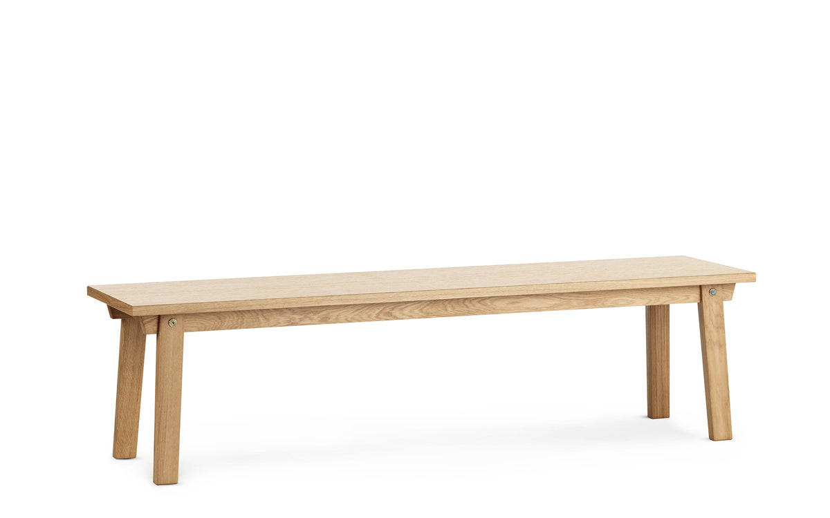 Slice Bank vol. 2 38x160 cm Eiche in  präsentiert im Onlineshop von KAQTU Design AG. Sitzbank ist von Normann Copenhagen