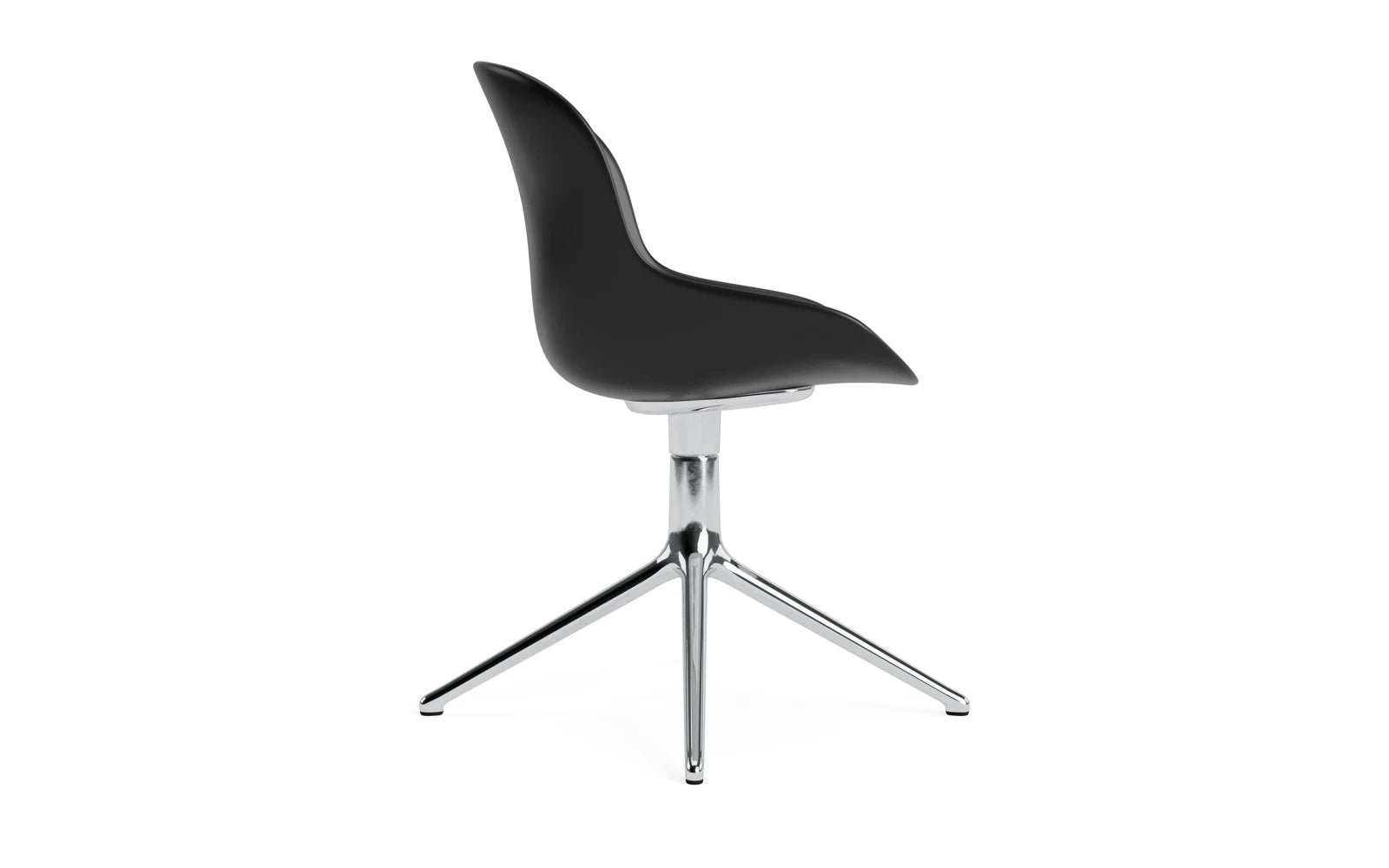 Hyg Drehsessel Aluminium Schwartz in  präsentiert im Onlineshop von KAQTU Design AG. Sessel ist von Normann Copenhagen