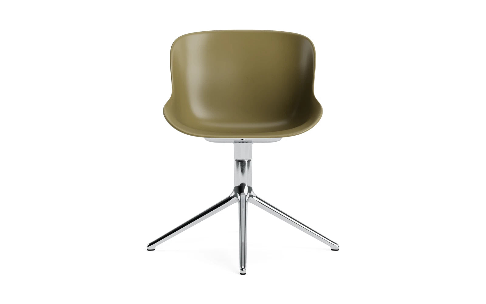 Hyg Drehsessel Aluminium Olive in  präsentiert im Onlineshop von KAQTU Design AG. Sessel ist von Normann Copenhagen