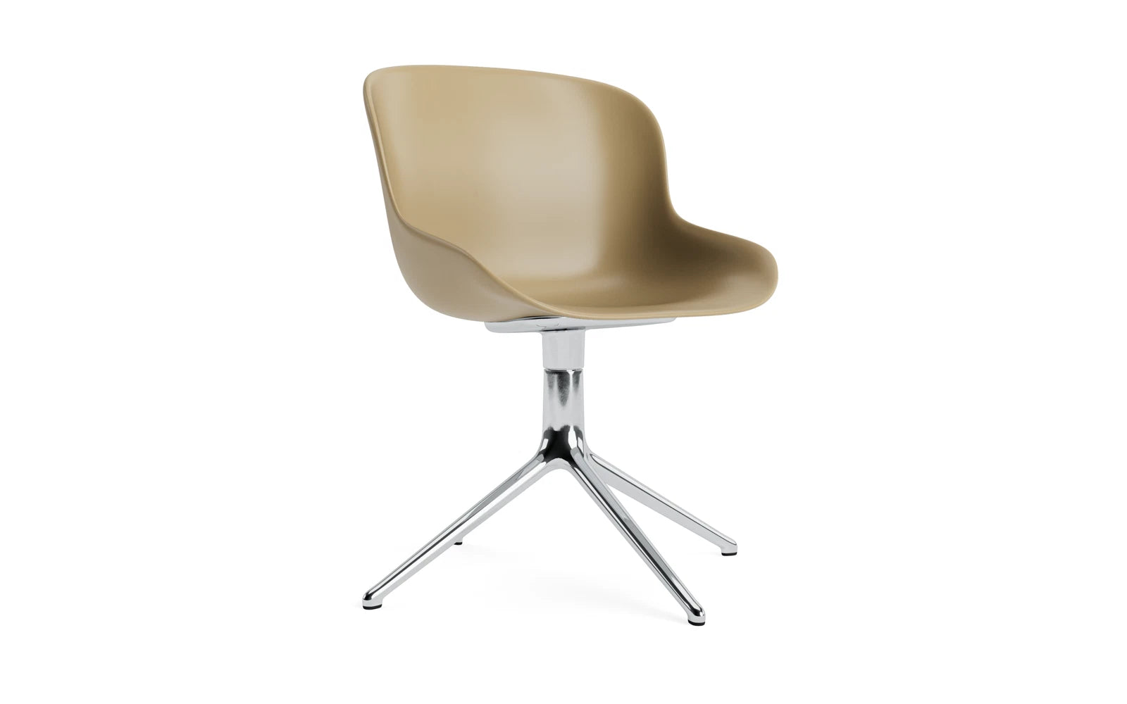 Hyg Drehsessel Aluminium Sand in  präsentiert im Onlineshop von KAQTU Design AG. Sessel ist von Normann Copenhagen