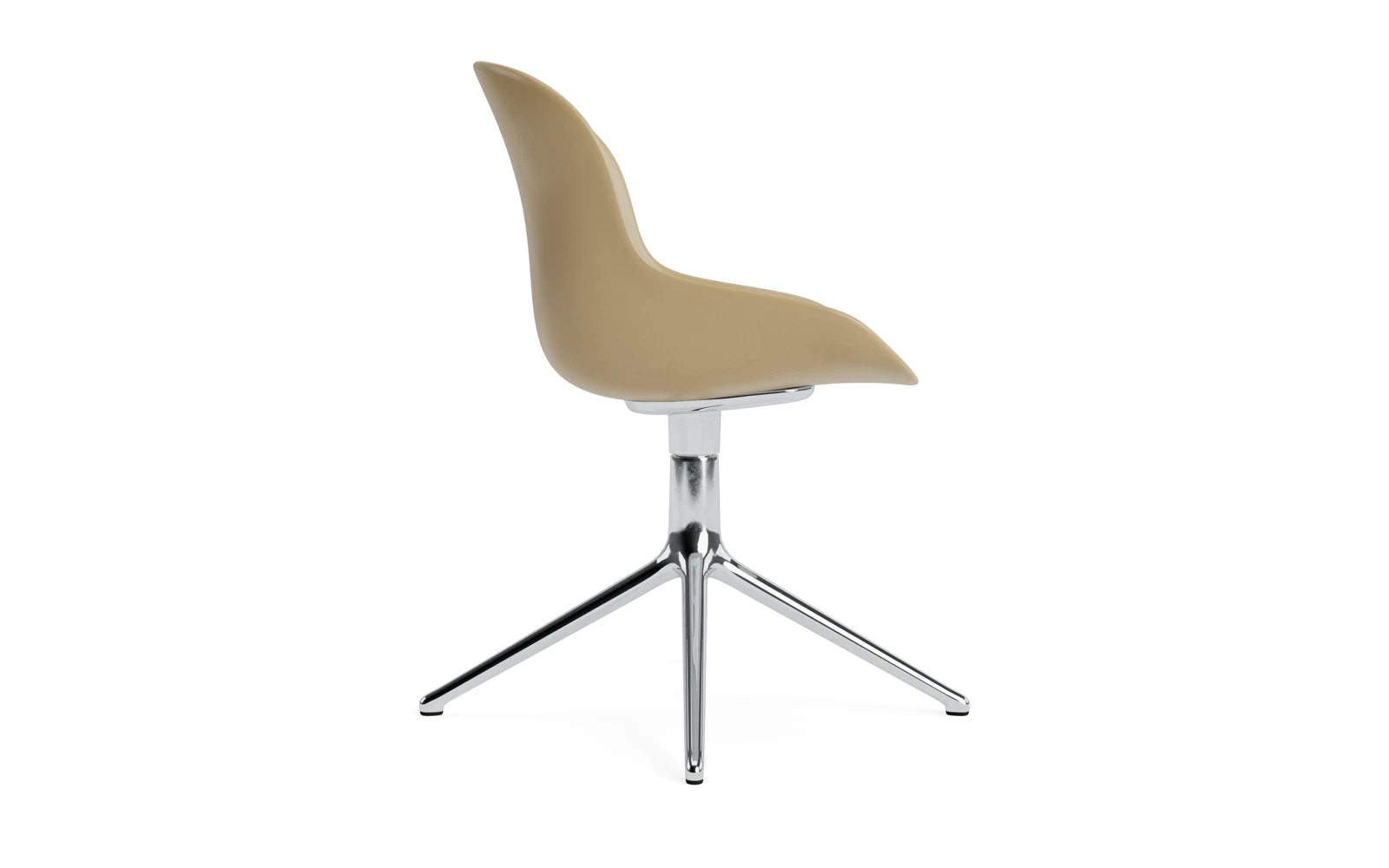 Hyg Drehsessel Aluminium Sand in  präsentiert im Onlineshop von KAQTU Design AG. Sessel ist von Normann Copenhagen