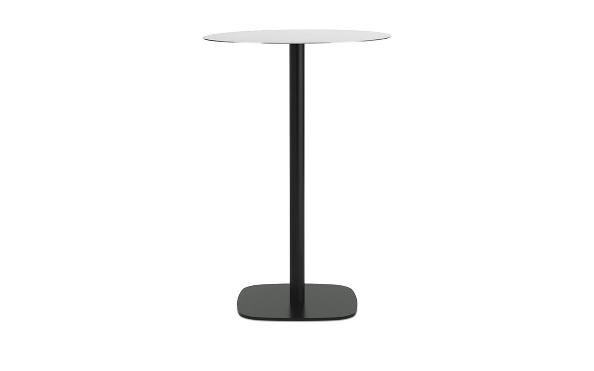 Tavolino Shape H104,5 Ø70 in acciaio inox